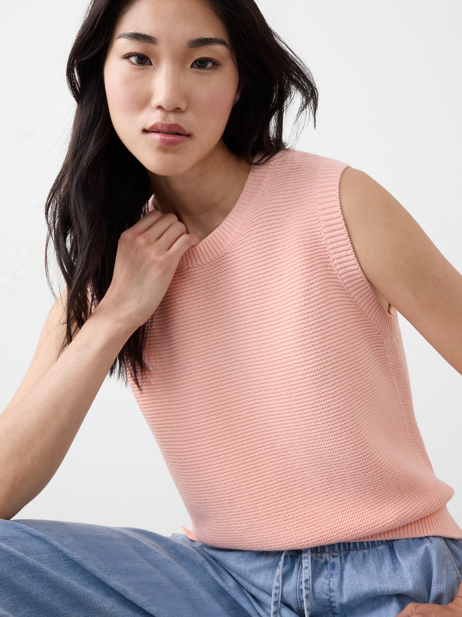 Textured Sweater Tank Product Image