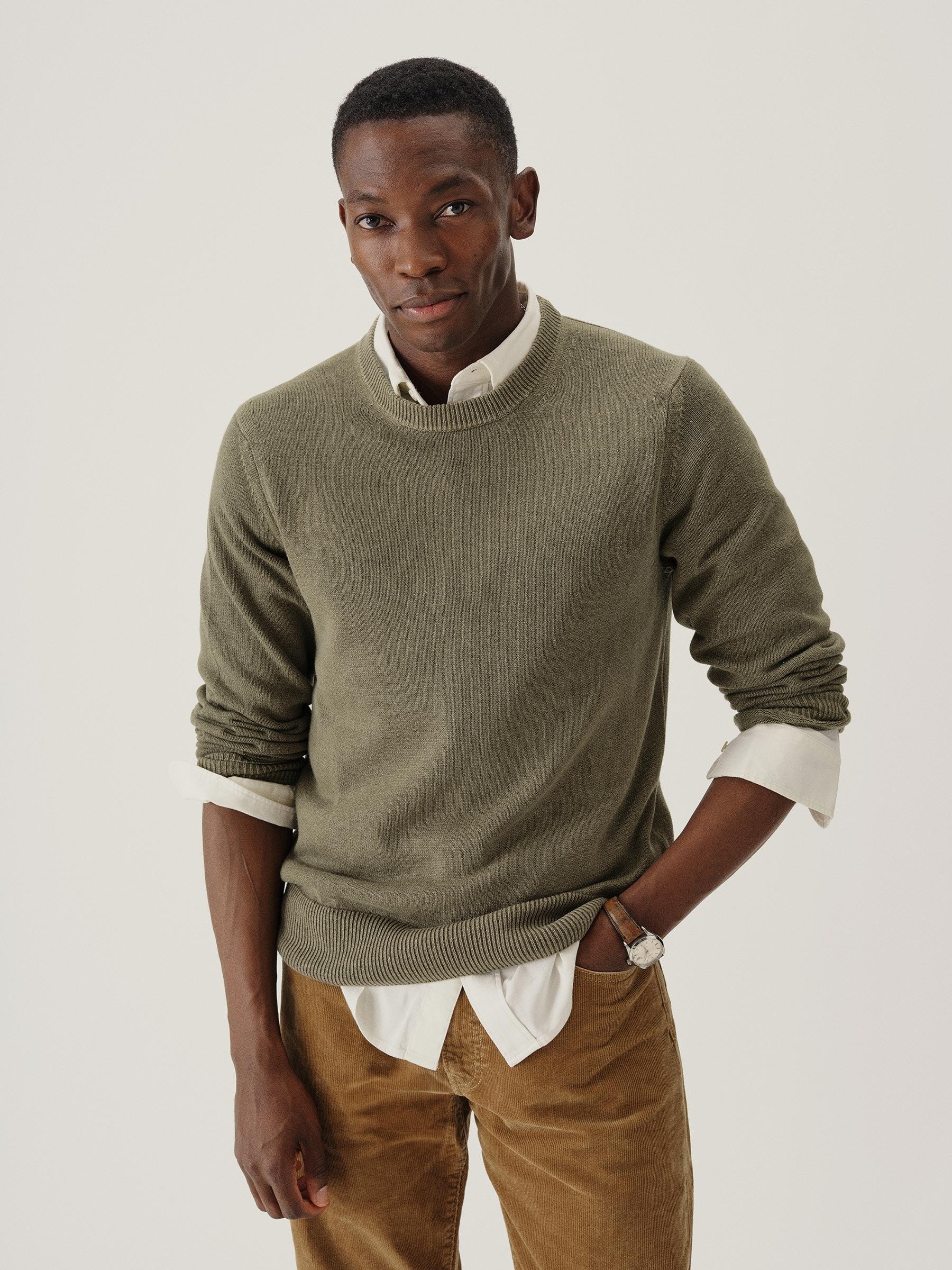 Fatigue Wool Hemp Traveler Crew Product Image