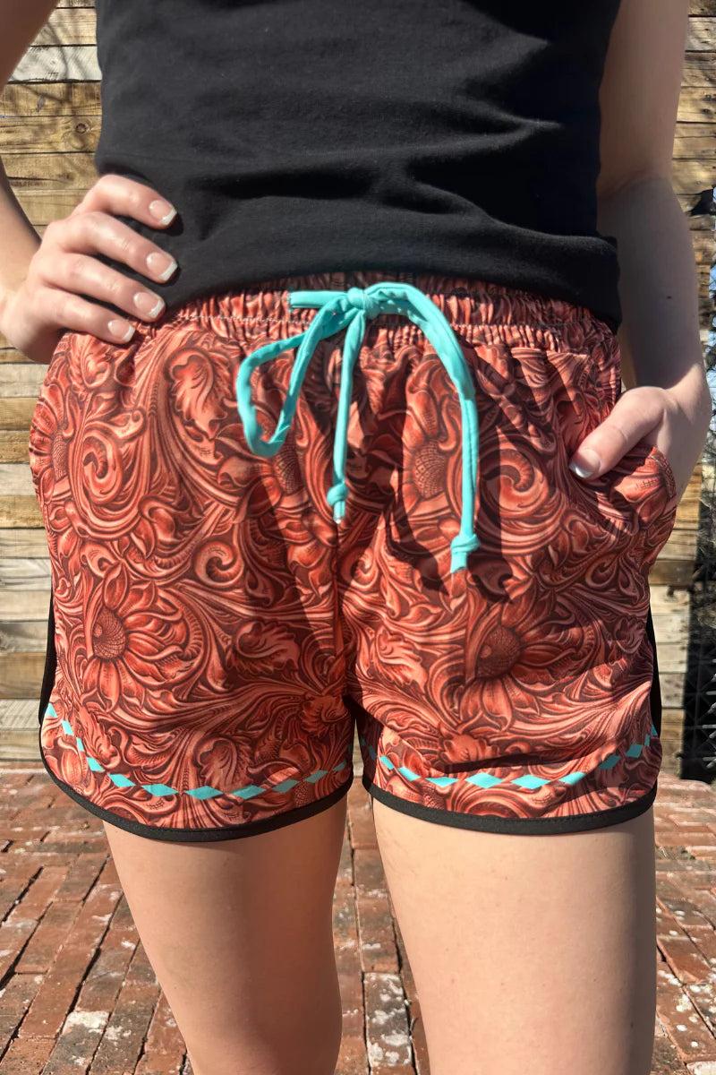 Sterling Kreek Tooled Beauty Shorts Product Image