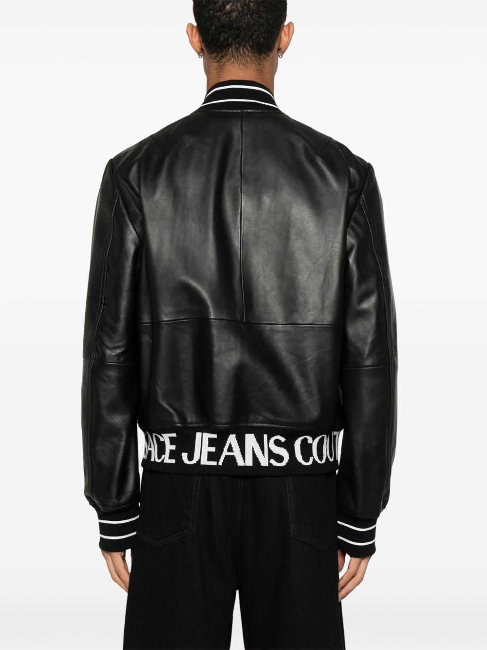 logo-jacquard jacket Product Image