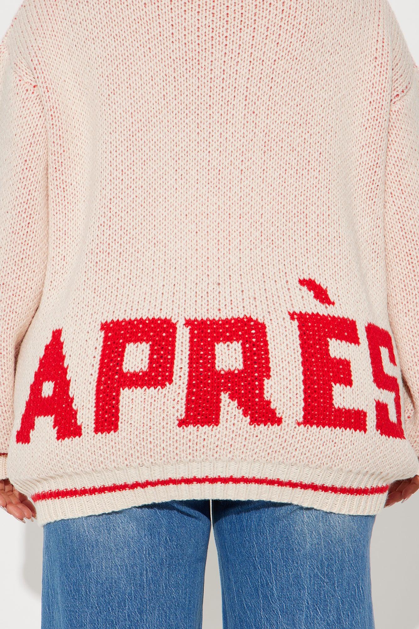 Apres Babe Sweater - Cream/combo Female Product Image