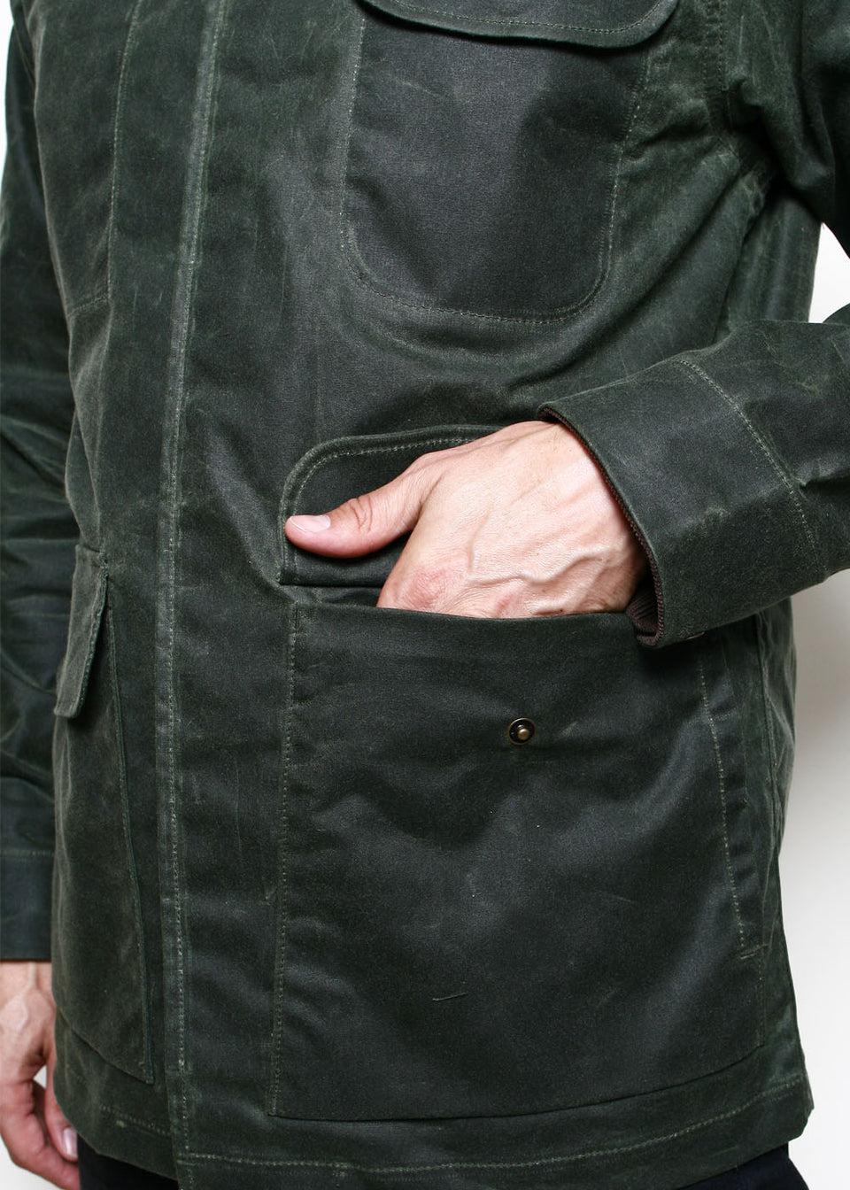 Hunter Supply Jacket // Waxed Olive Product Image