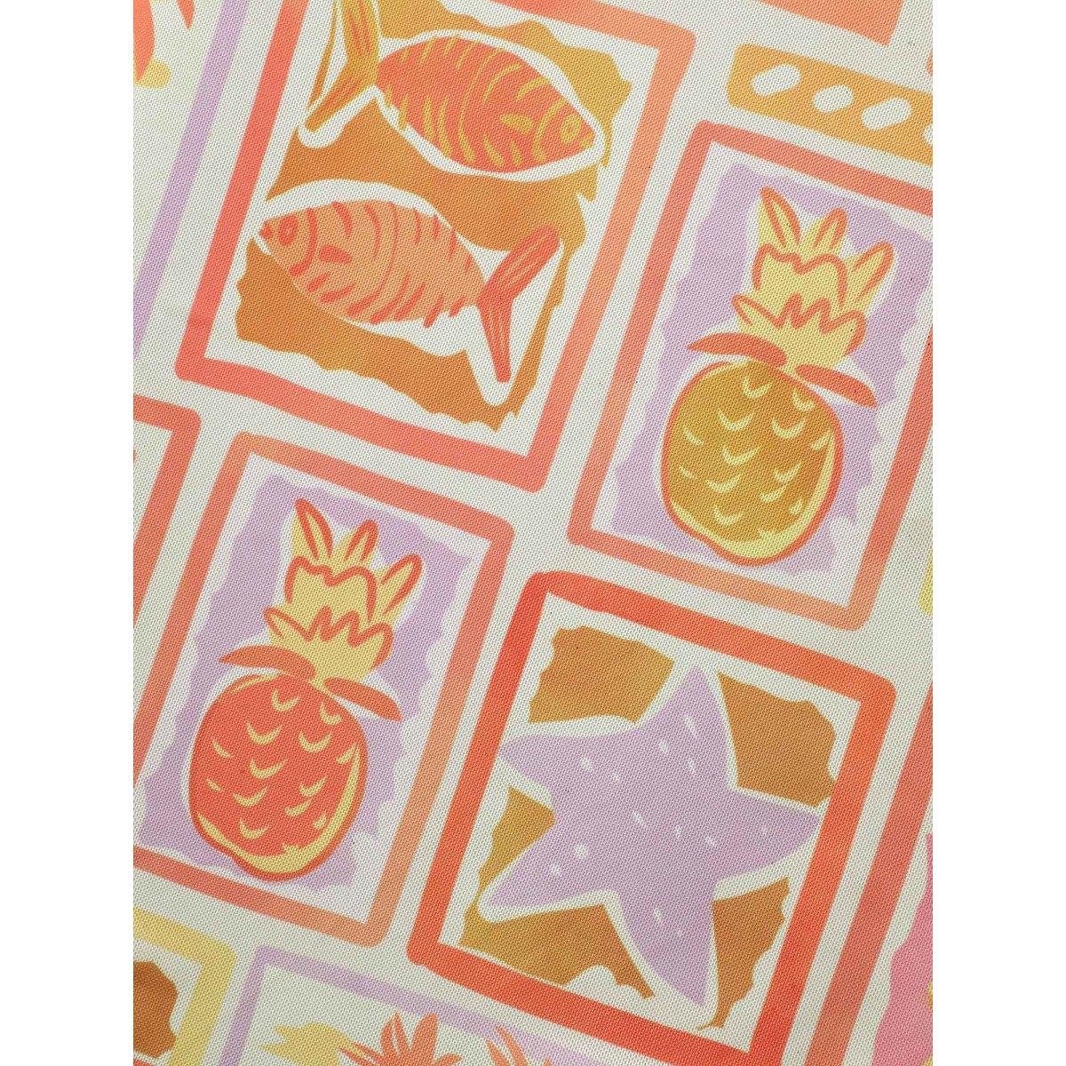 Plus Size Island Ready Print Mesh Tassels Kimono Women Multicolor Tie knot Vacation Kimonos BloomChic 28/5X Product Image