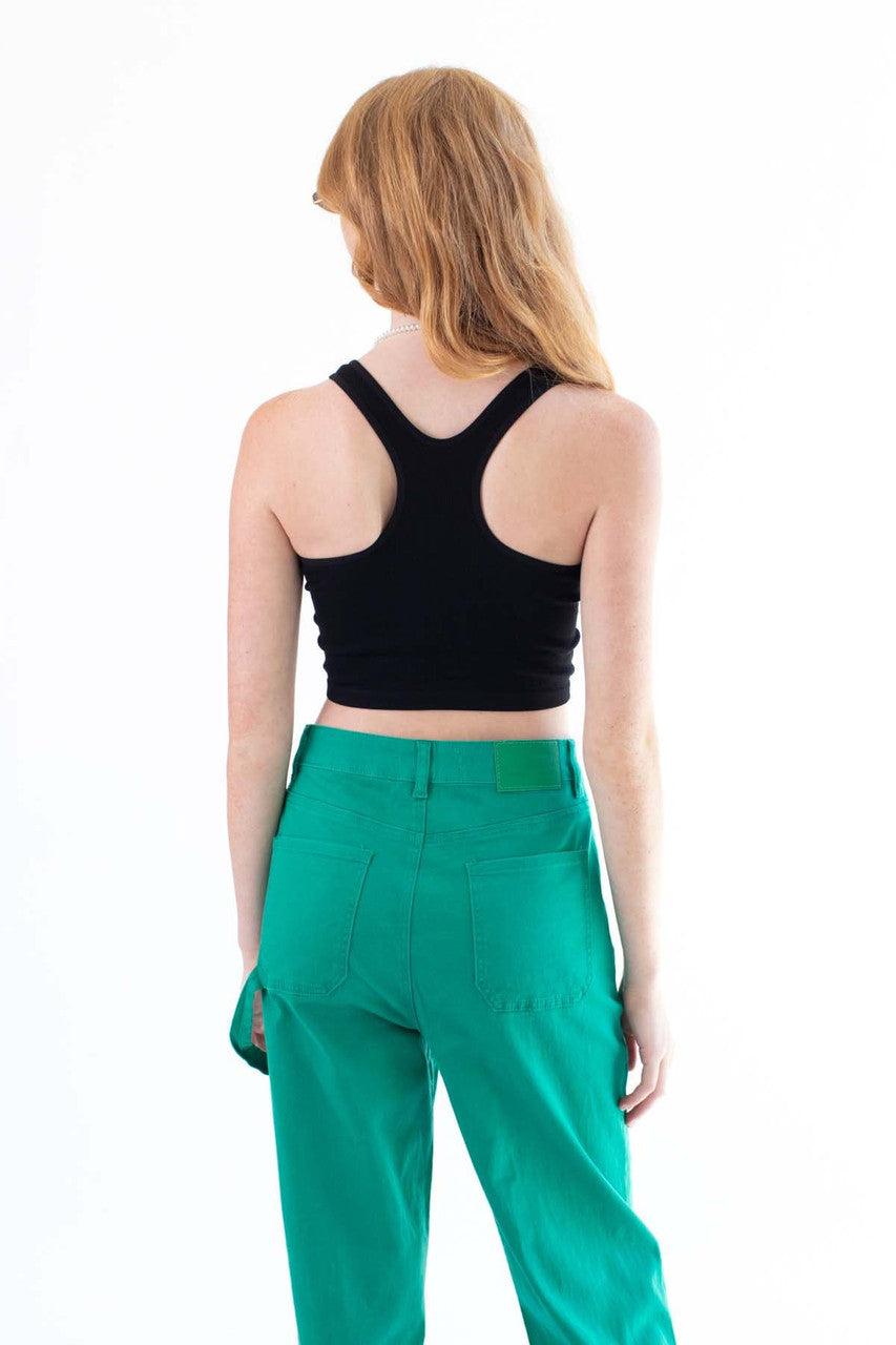 Black Hook & Eye Seamless Tank Product Image