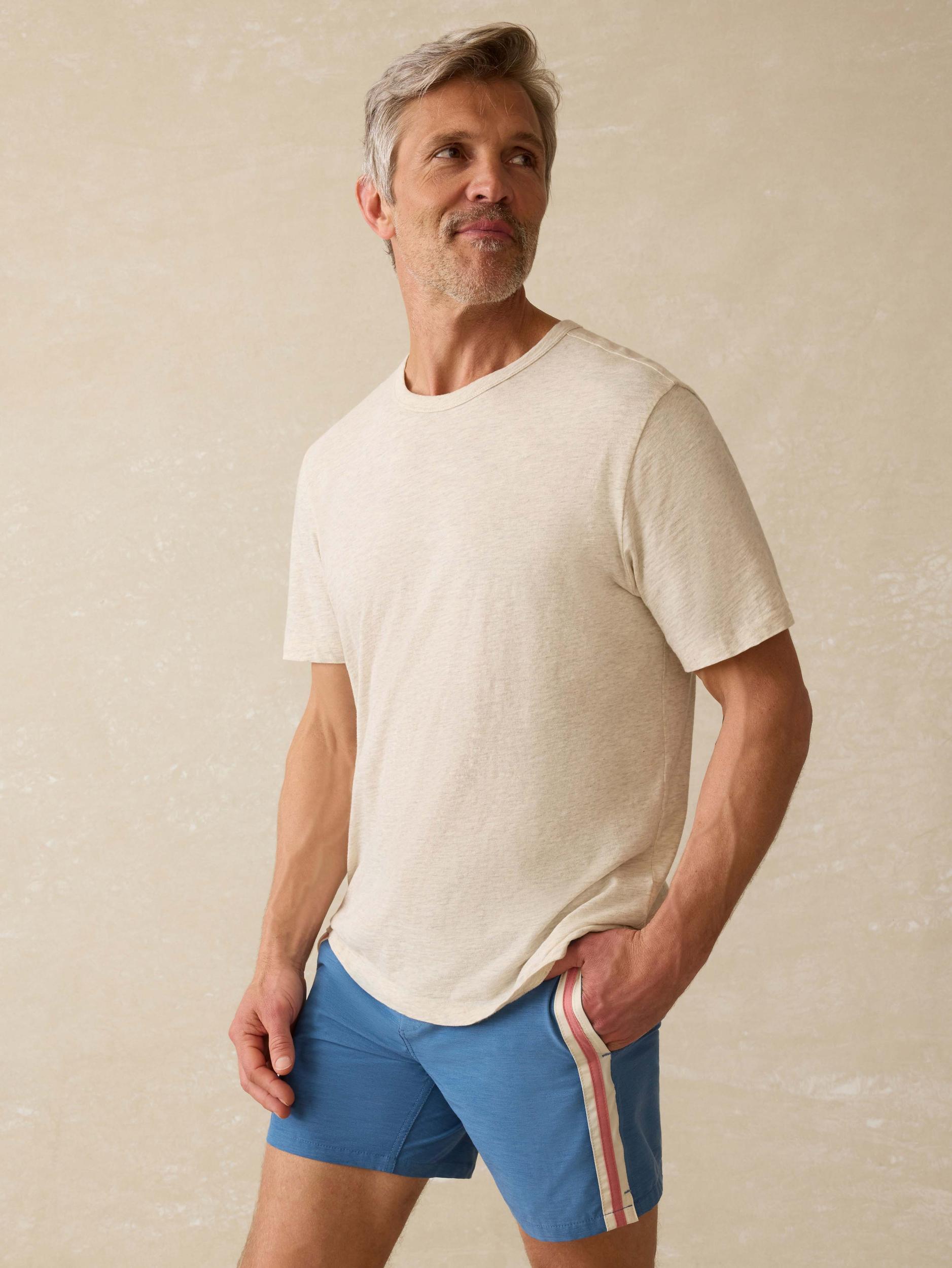 Biarritz Boardshort - Blue Horizon Stripe Male Product Image