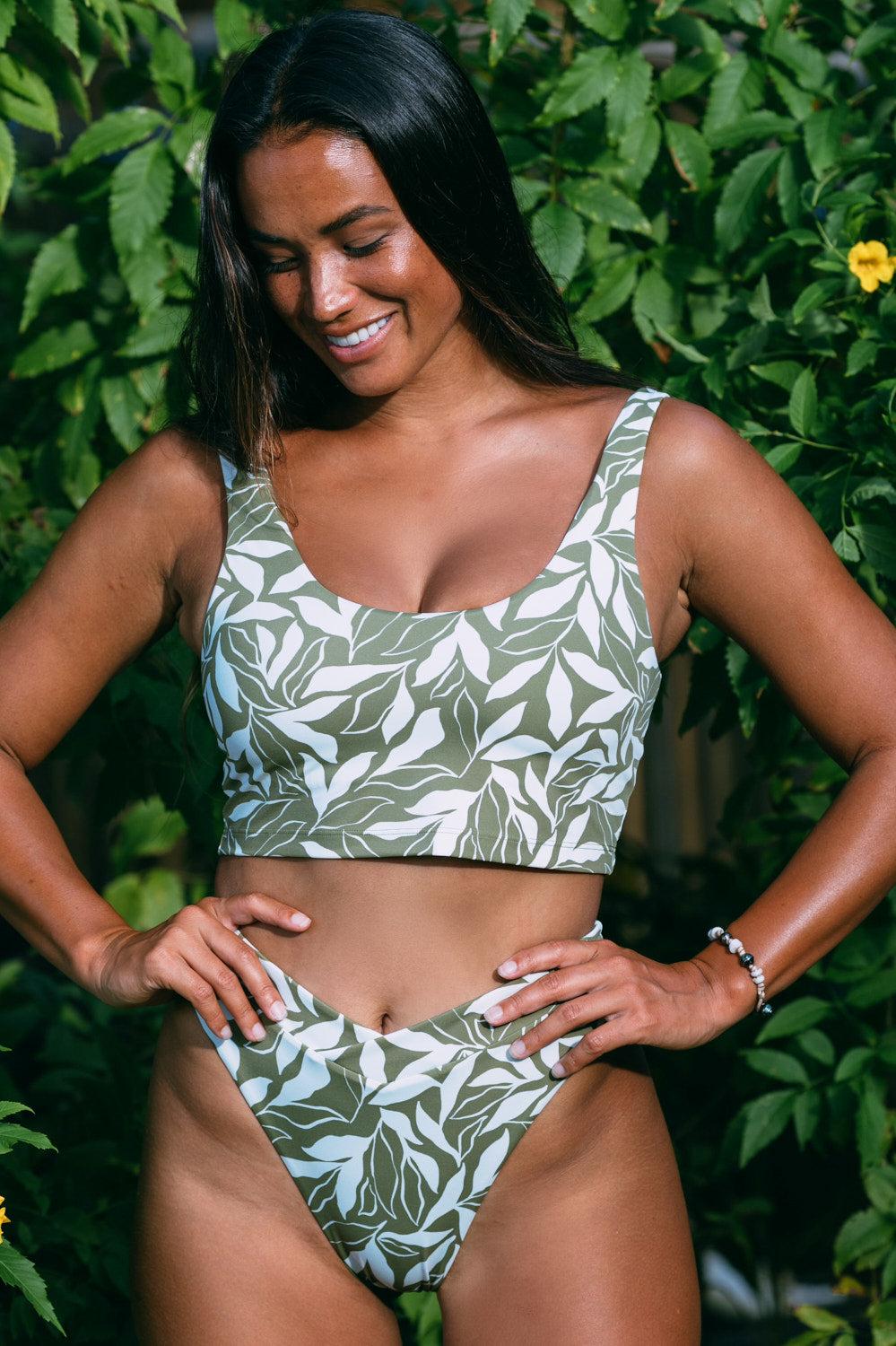 Mira Bikini Top - Kelp Female Product Image