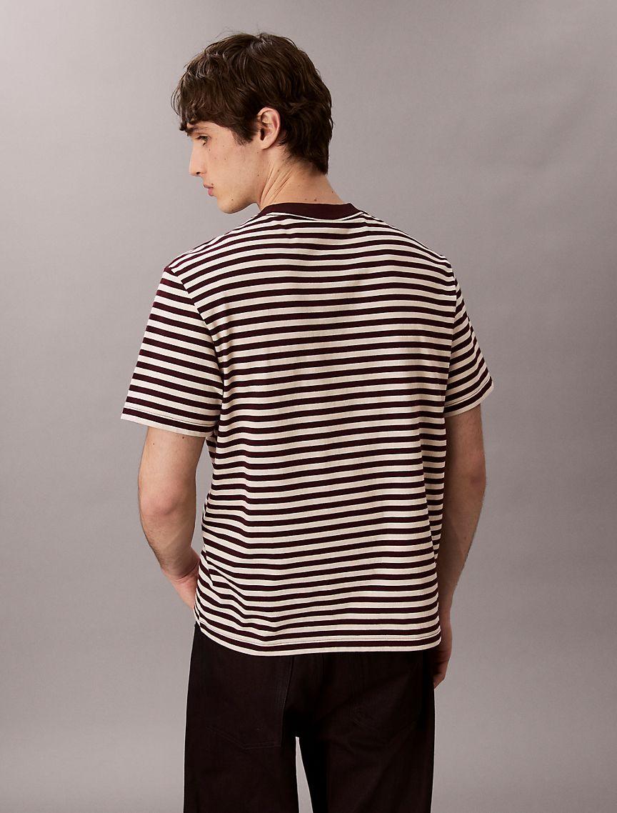 Monogram Stripe Relaxed T-Shirt Product Image