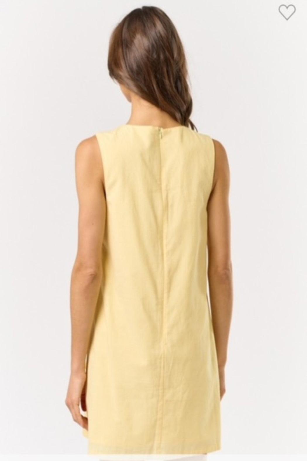 Yellow Floral Dress Product Image