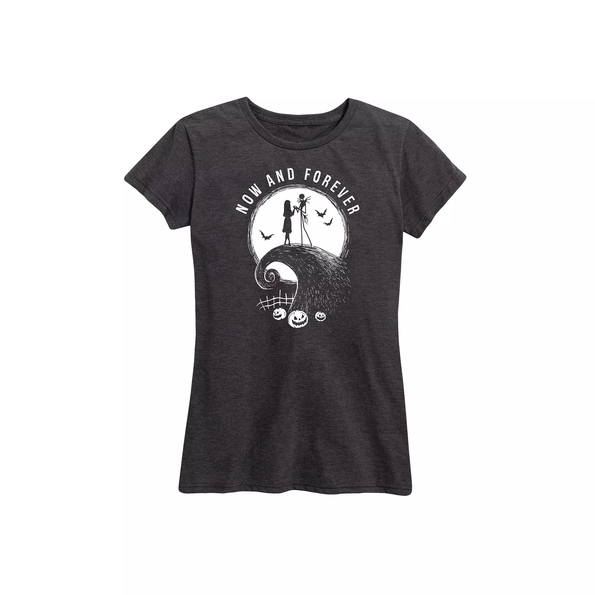 Disney's Nightmare Before Christmas Women's Now and Forever Graphic Tee, Girl's,  Product Image