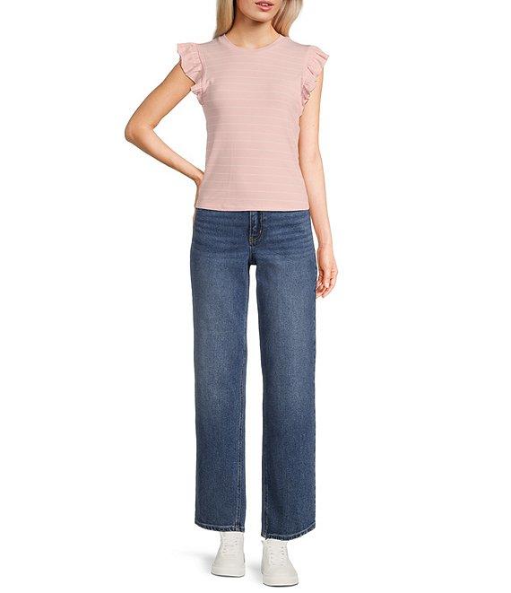 Evolutionary Knit Flutter Sleeve Top Product Image