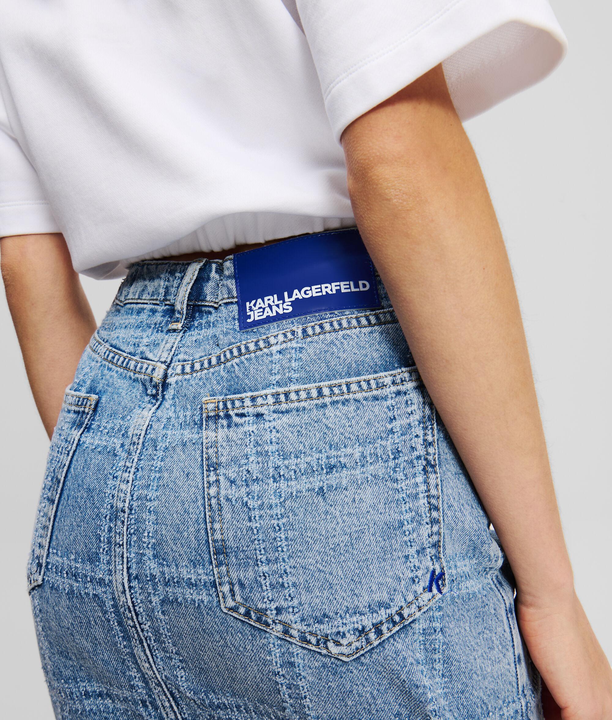 PATCHWORK DENIM SKIRT Product Image