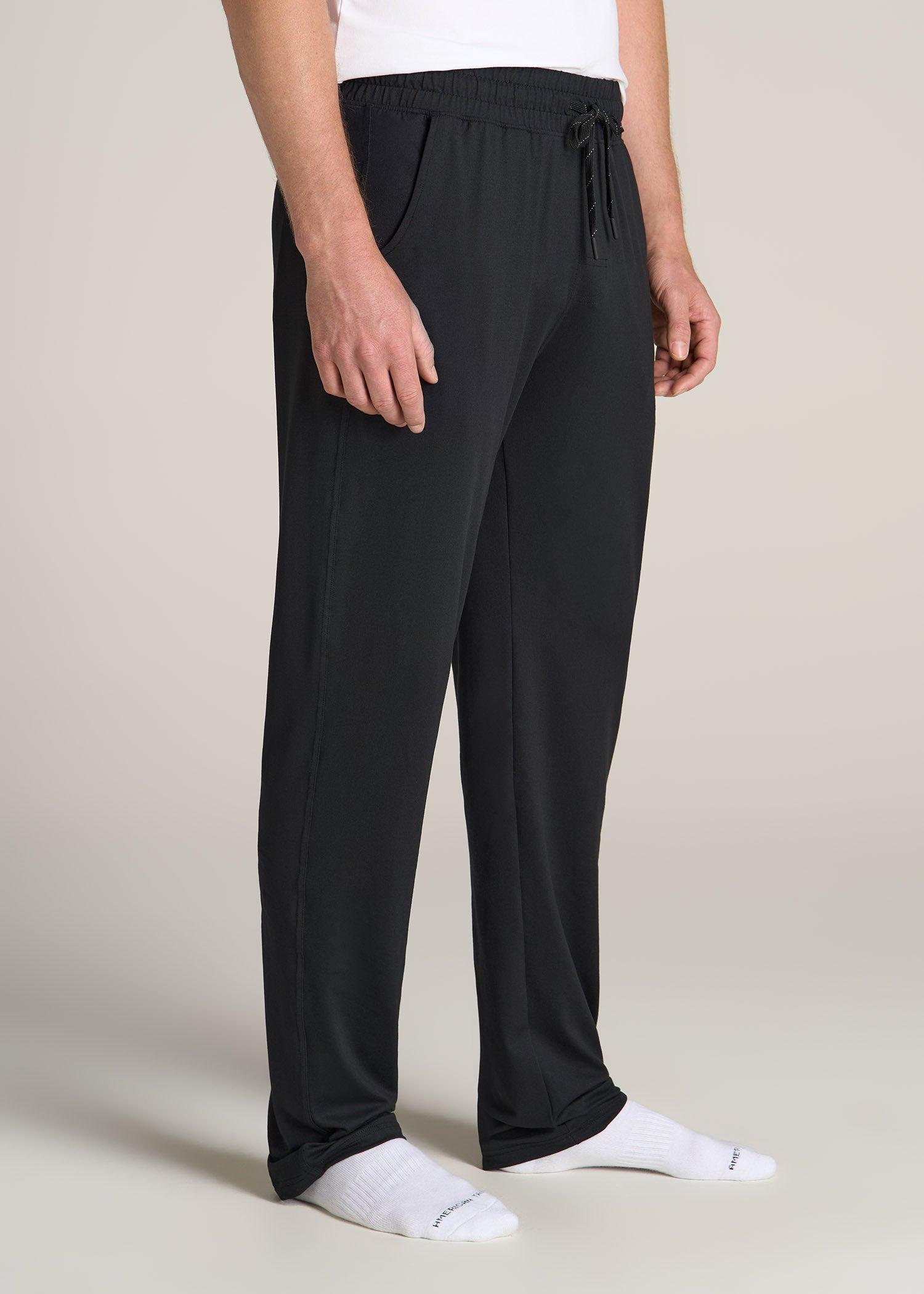 Weekender Stretch Lounge Pants for Tall Men in Black Male Product Image