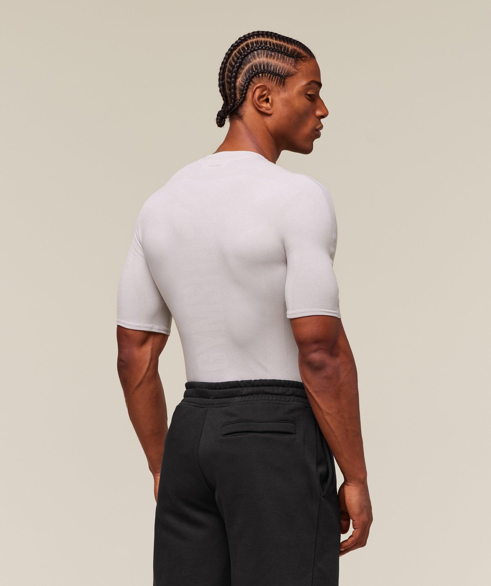 Gymshark everywear Warp Knit T-Shirt - Tame Grey Male Product Image