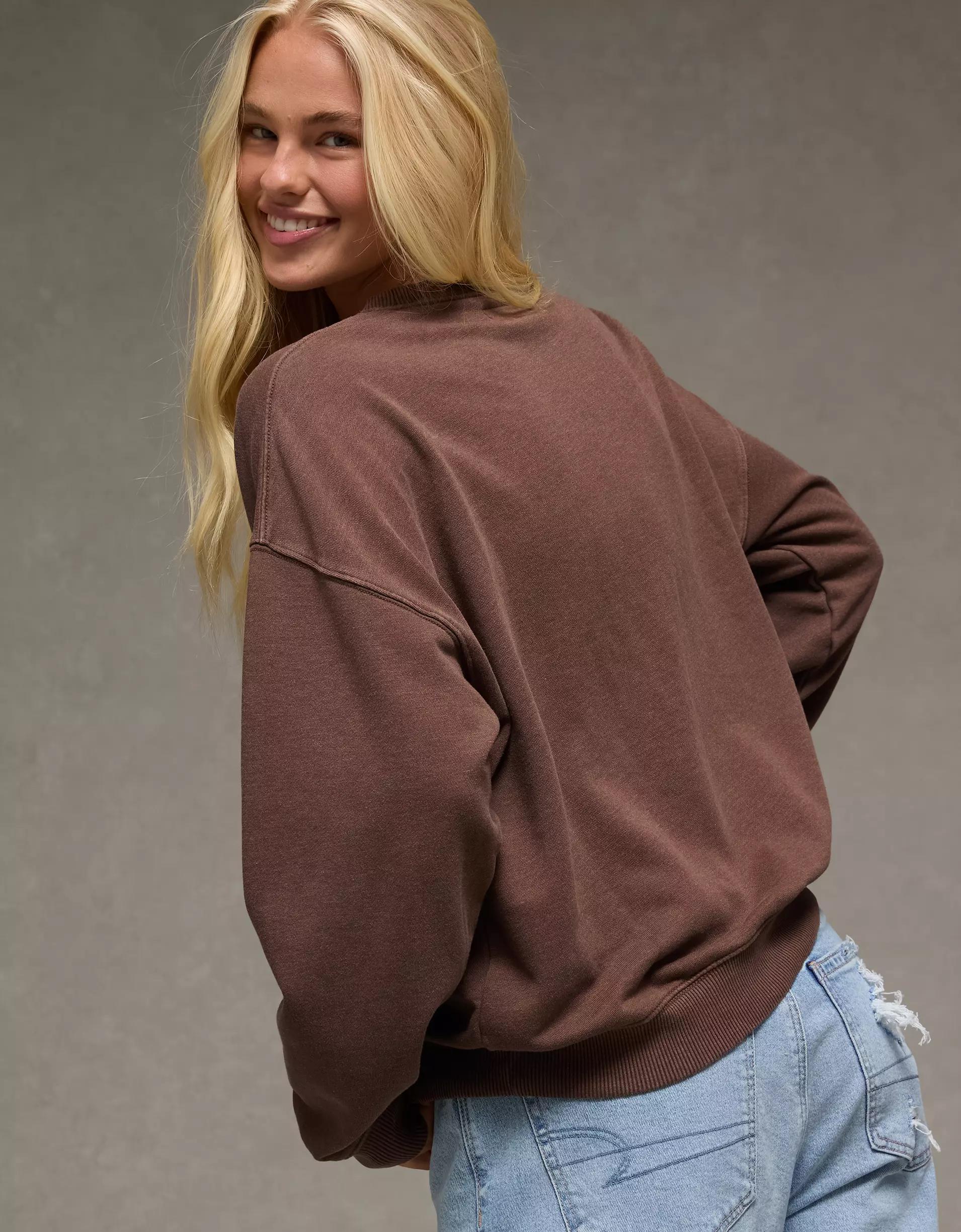 AE Halloween Graphic Sweatshirt Product Image