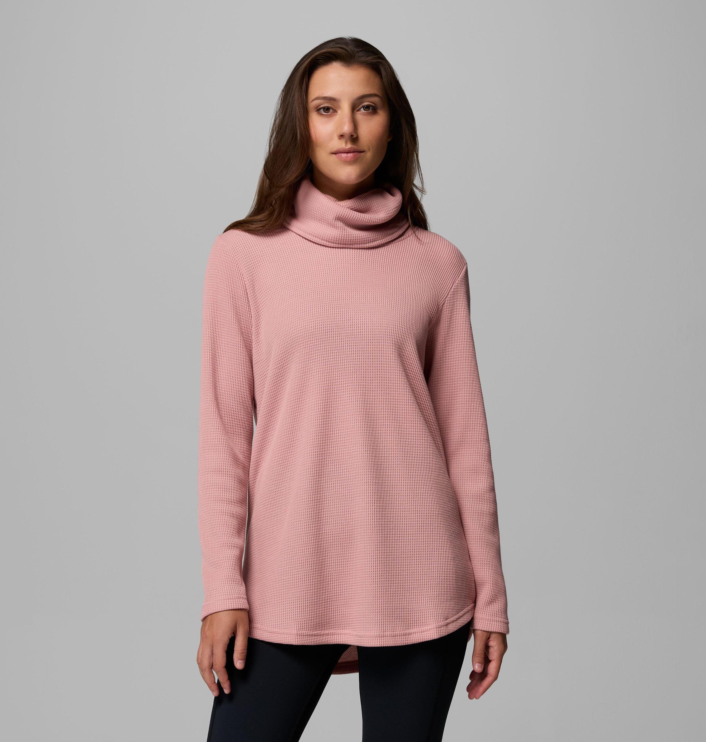Columbia Womens Holly Hideaway Waffle Cowl Neck Pullover- Product Image
