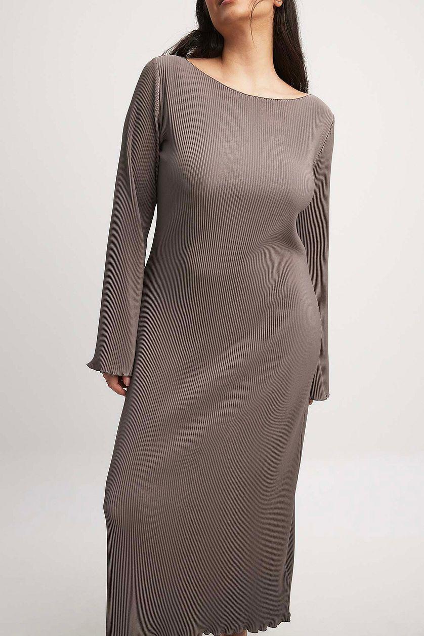 Pleated Midi Dress Product Image