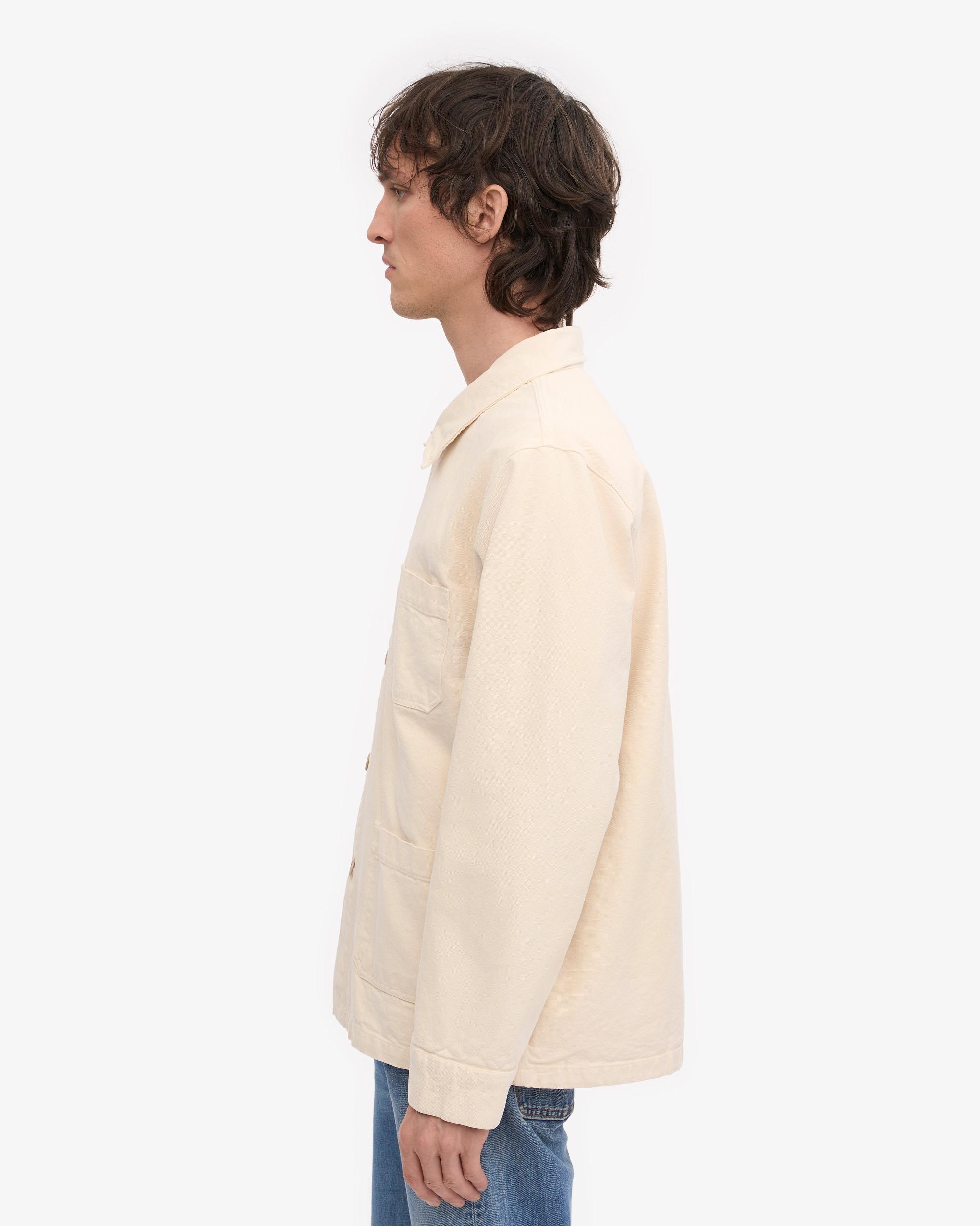 Organic Workwear Jacket - Ivory White Product Image
