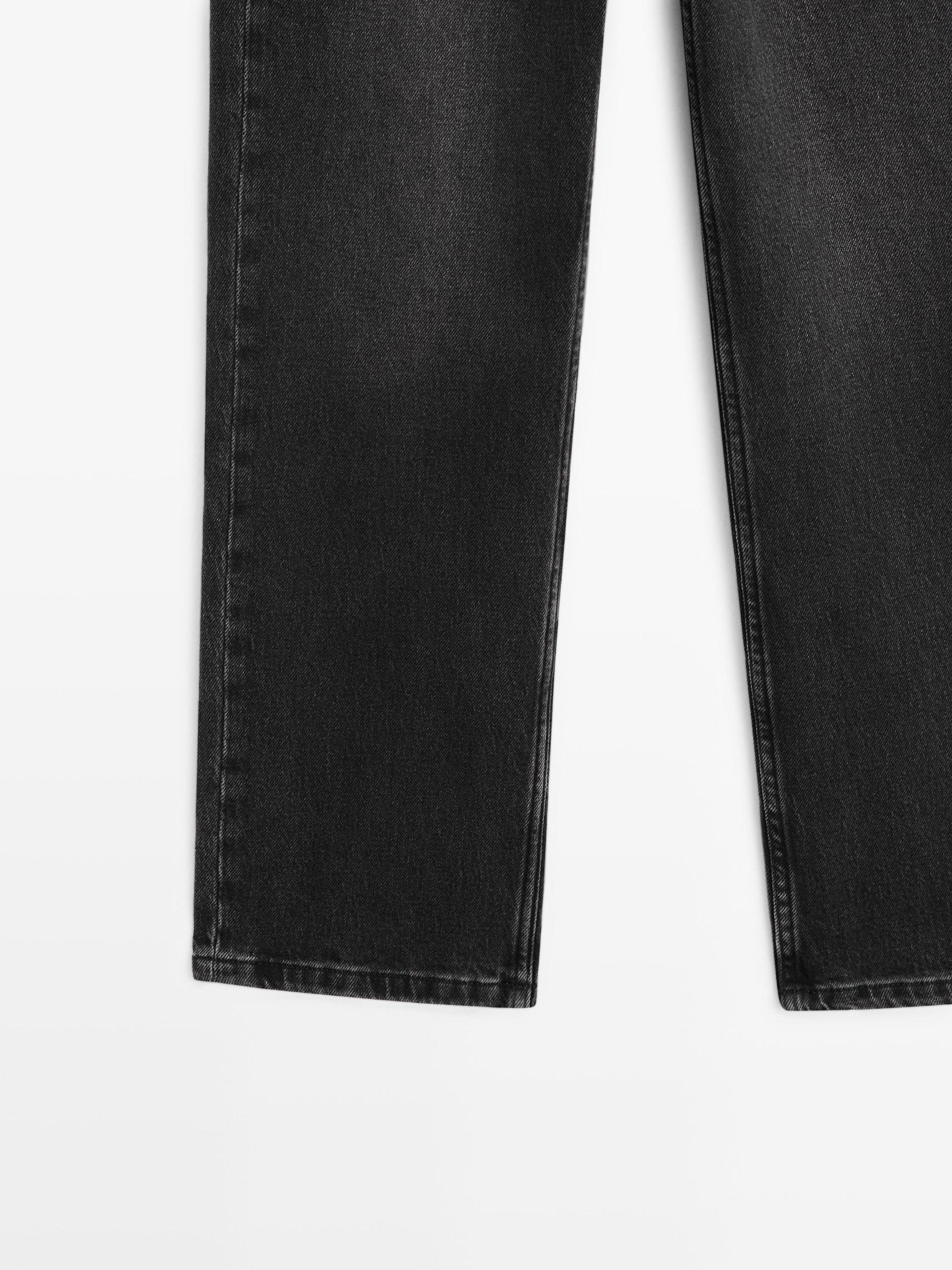 Straight-leg high-waist jeans Product Image