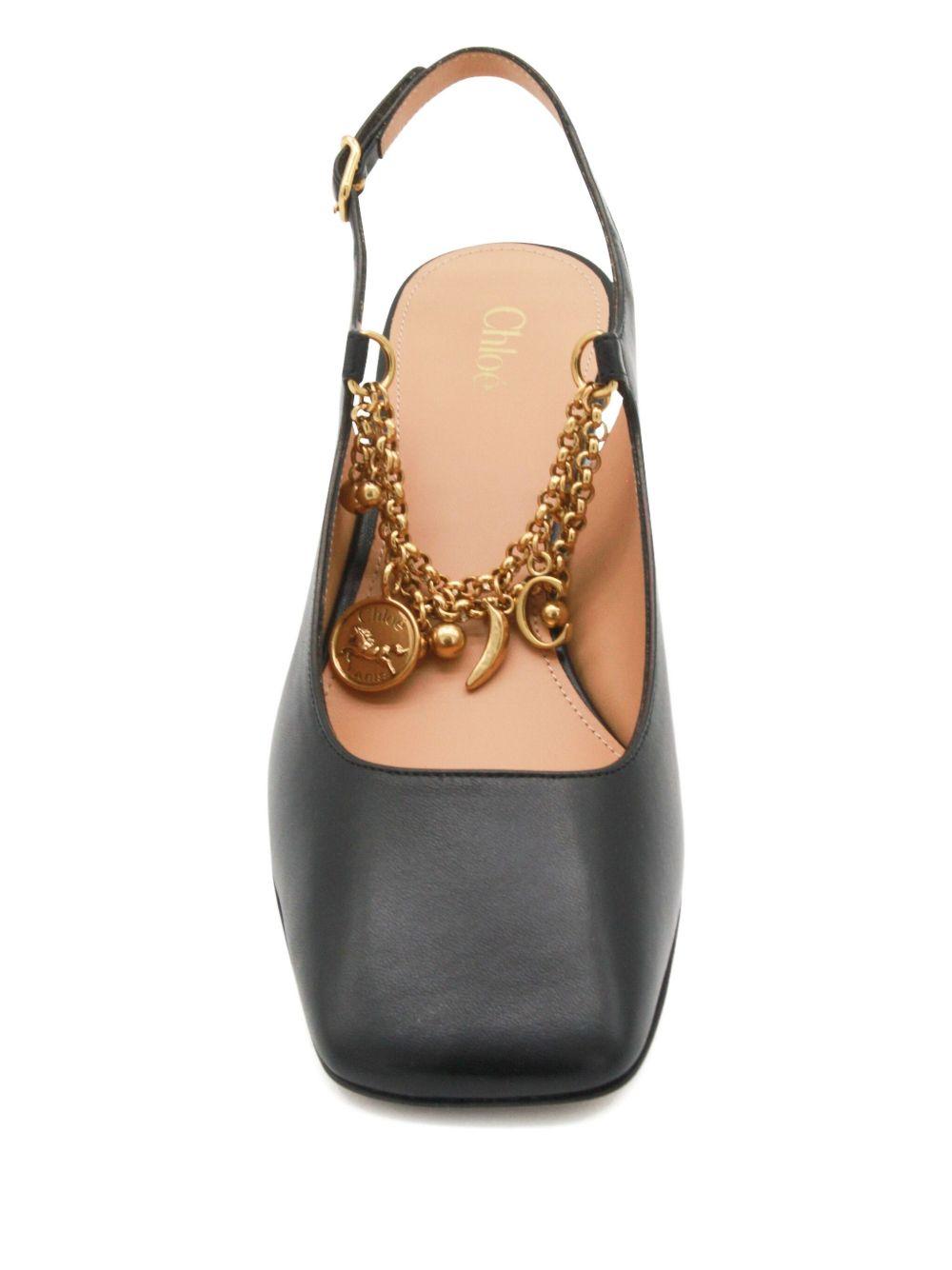 55mm chain-embellished pumps Product Image