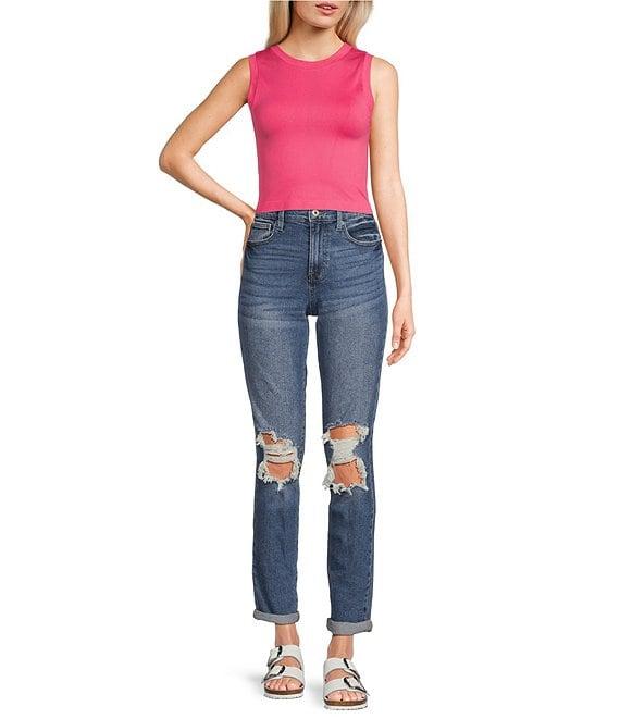 Moa Moa Seamless Crop Tank Top Product Image