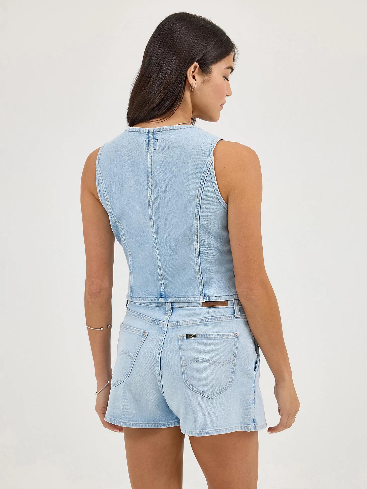 Women's Tailored Denim Vest | Women's Jackets & Outerwear | Lee® Product Image