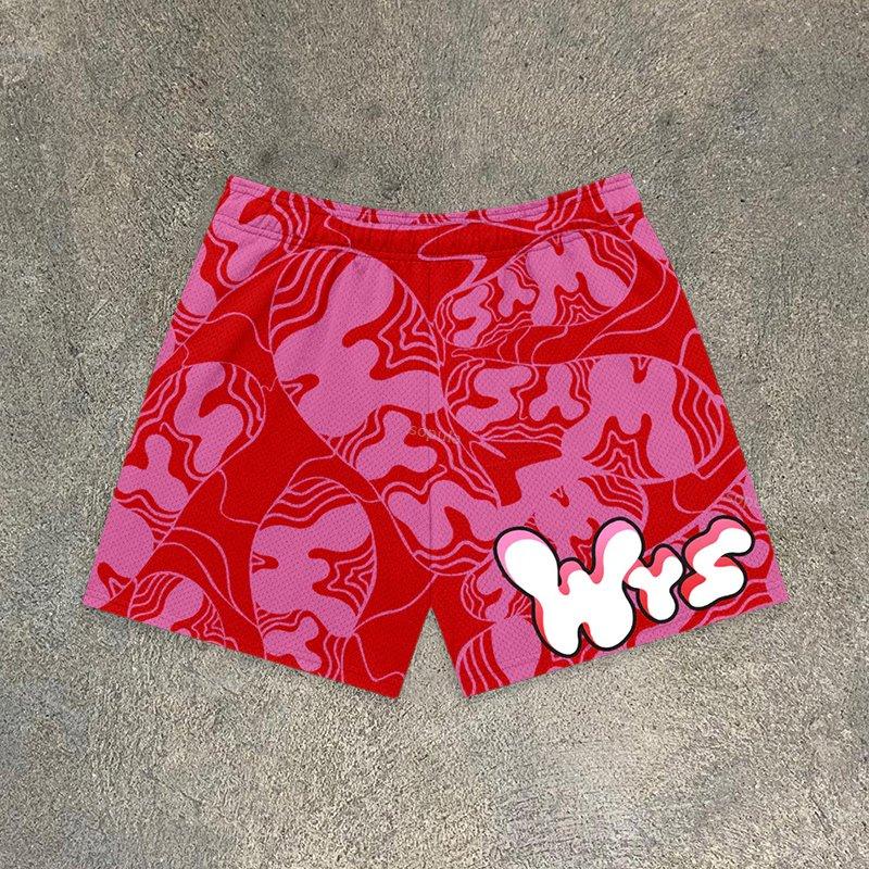 Sopula Fun Footprint Camouflage Print Mesh Shorts Product Image