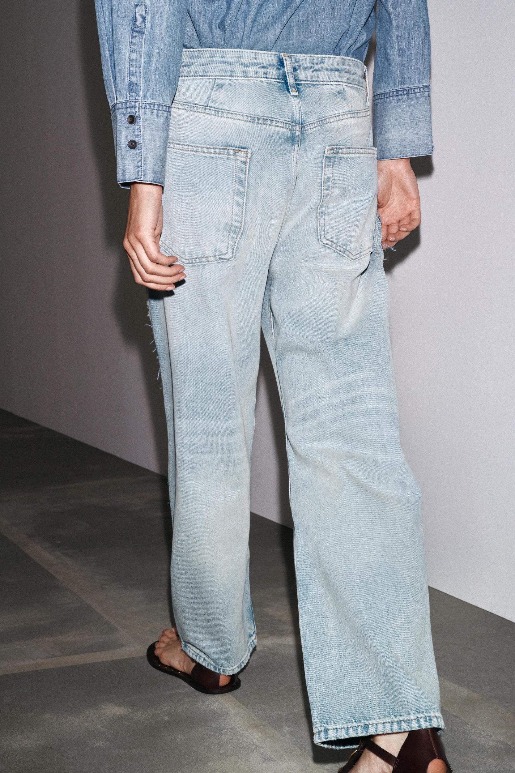 ZW COLLECTION RELAXED MID-RISE JEANS Product Image