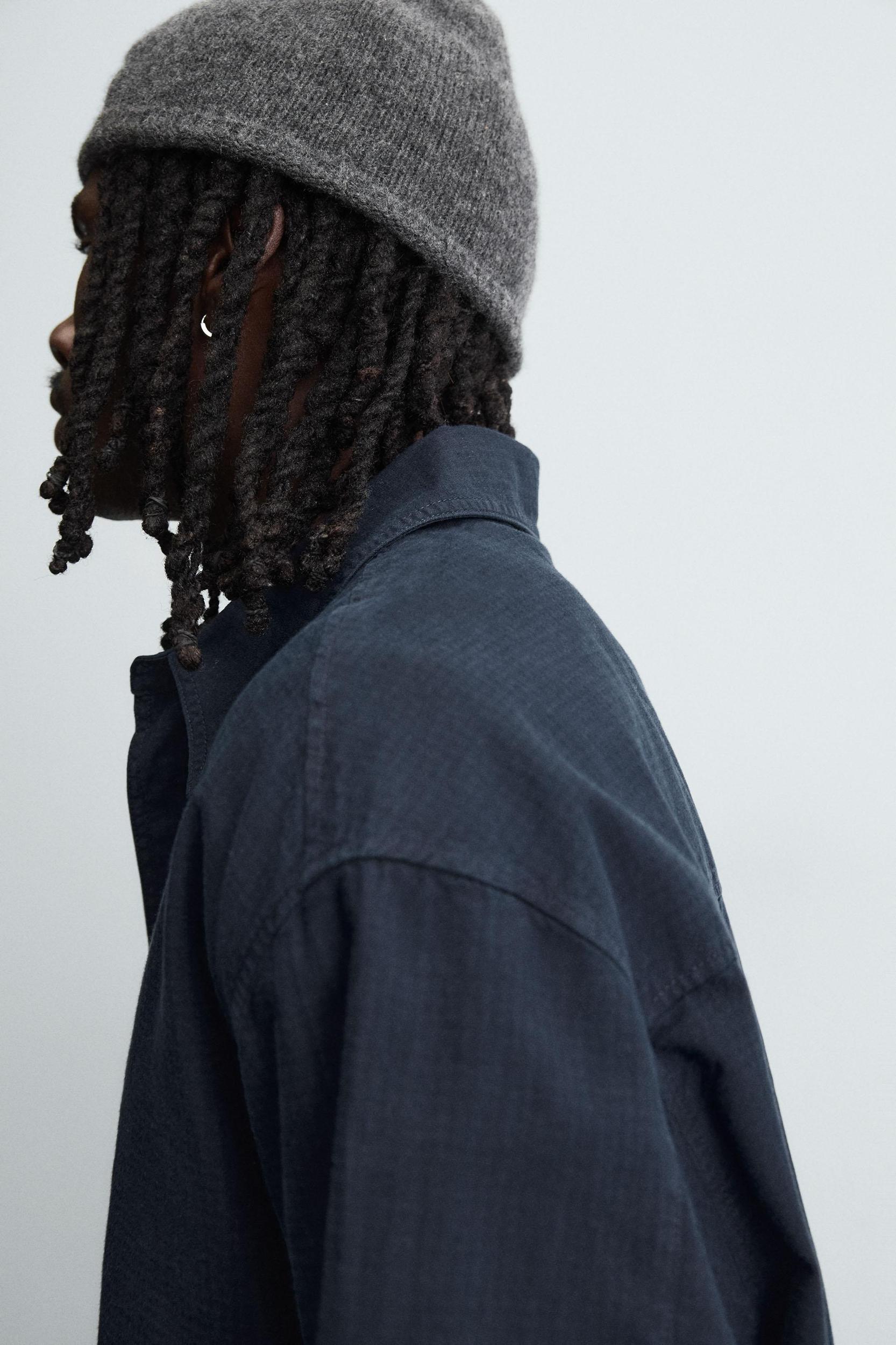 RELAXED FIT PLAID SHIRT Product Image