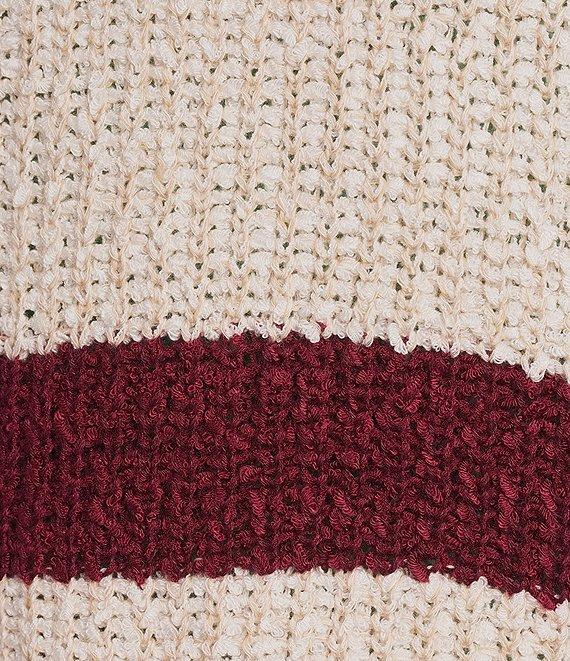 Evolutionary Split V-Neck Short Sleeve Sweater Product Image