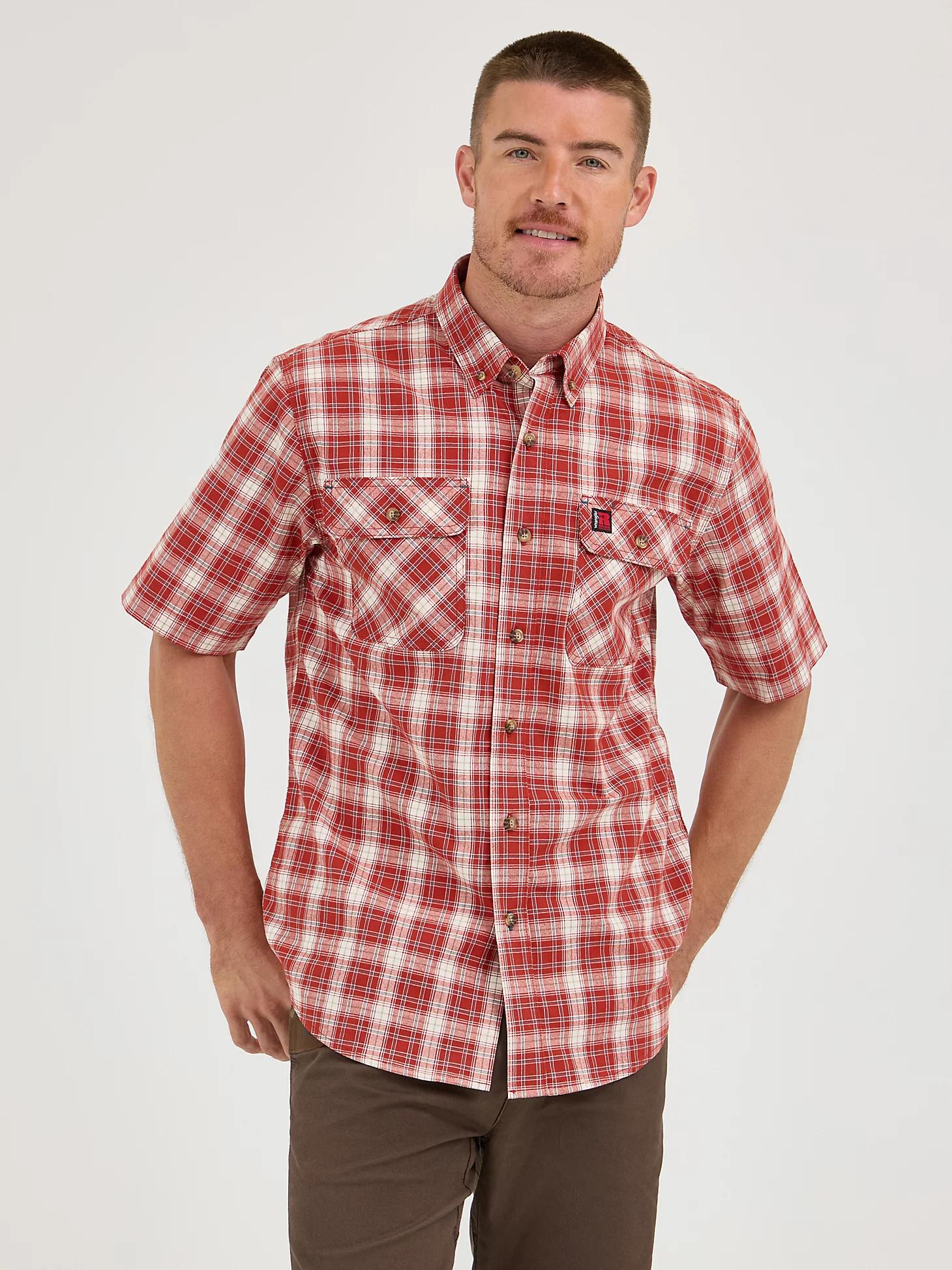 Wrangler RIGGS Workwear® Foreman Plaid Work Shirt | Men's SHIRTS | Wrangler® Product Image