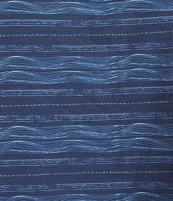 Rowm Rec + Relax Short Sleeve Performance Stripe Pattern Shirt Product Image