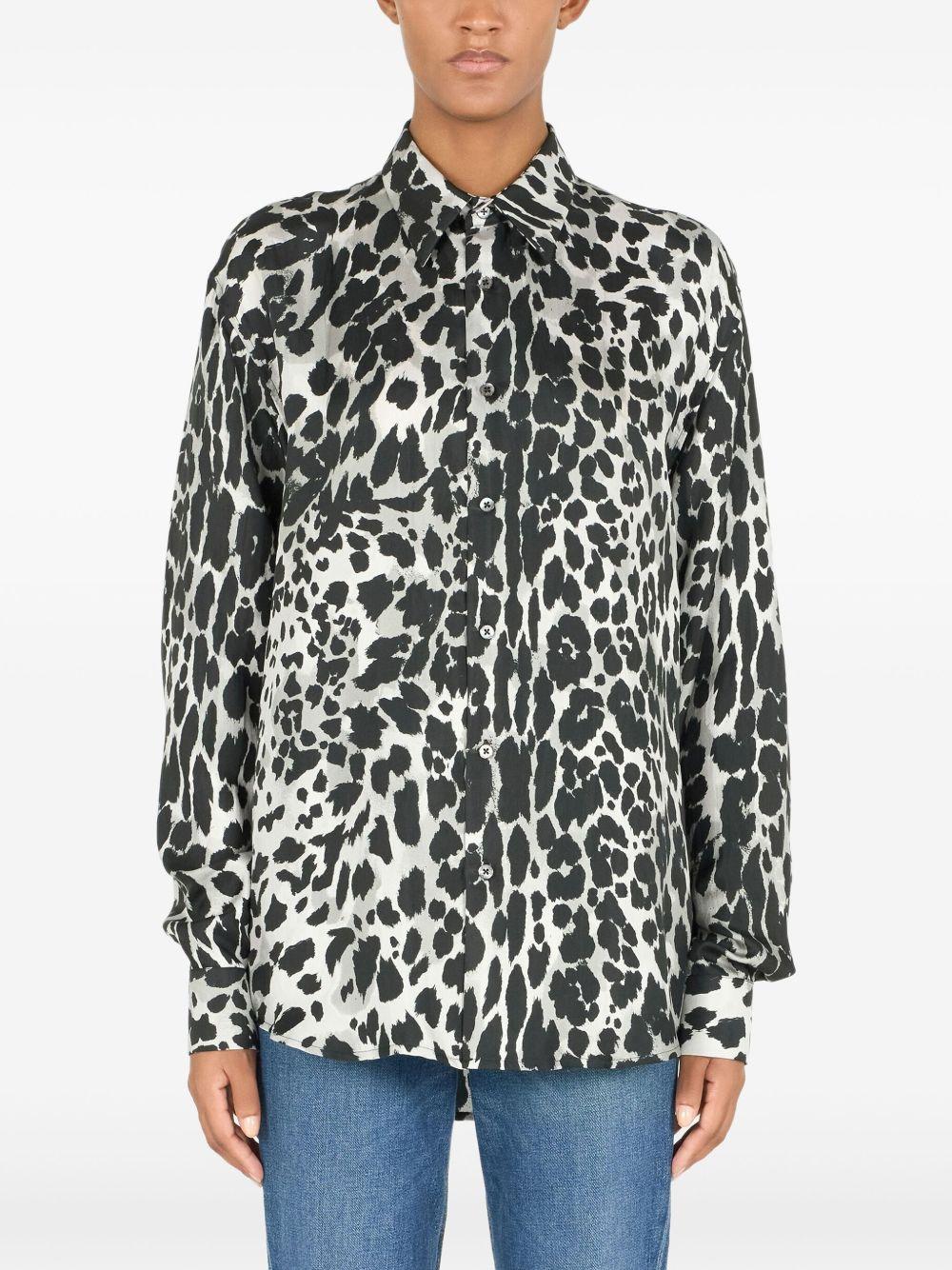 leopard-print shirt Product Image