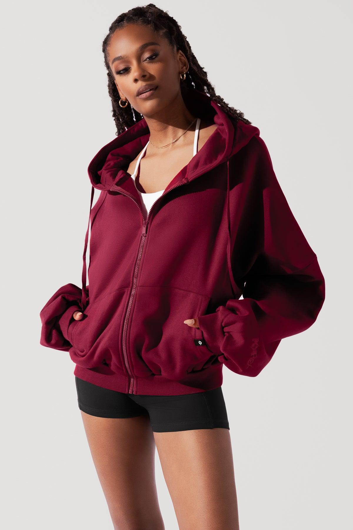 Zip Cloud Hoodie - Blush Product Image