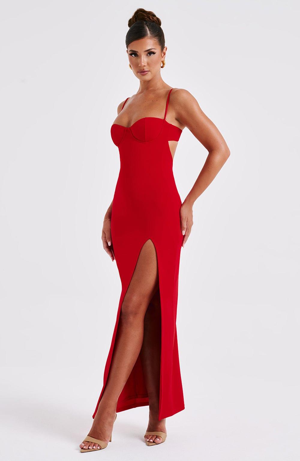 Asteria Maxi Dress - Red Product Image