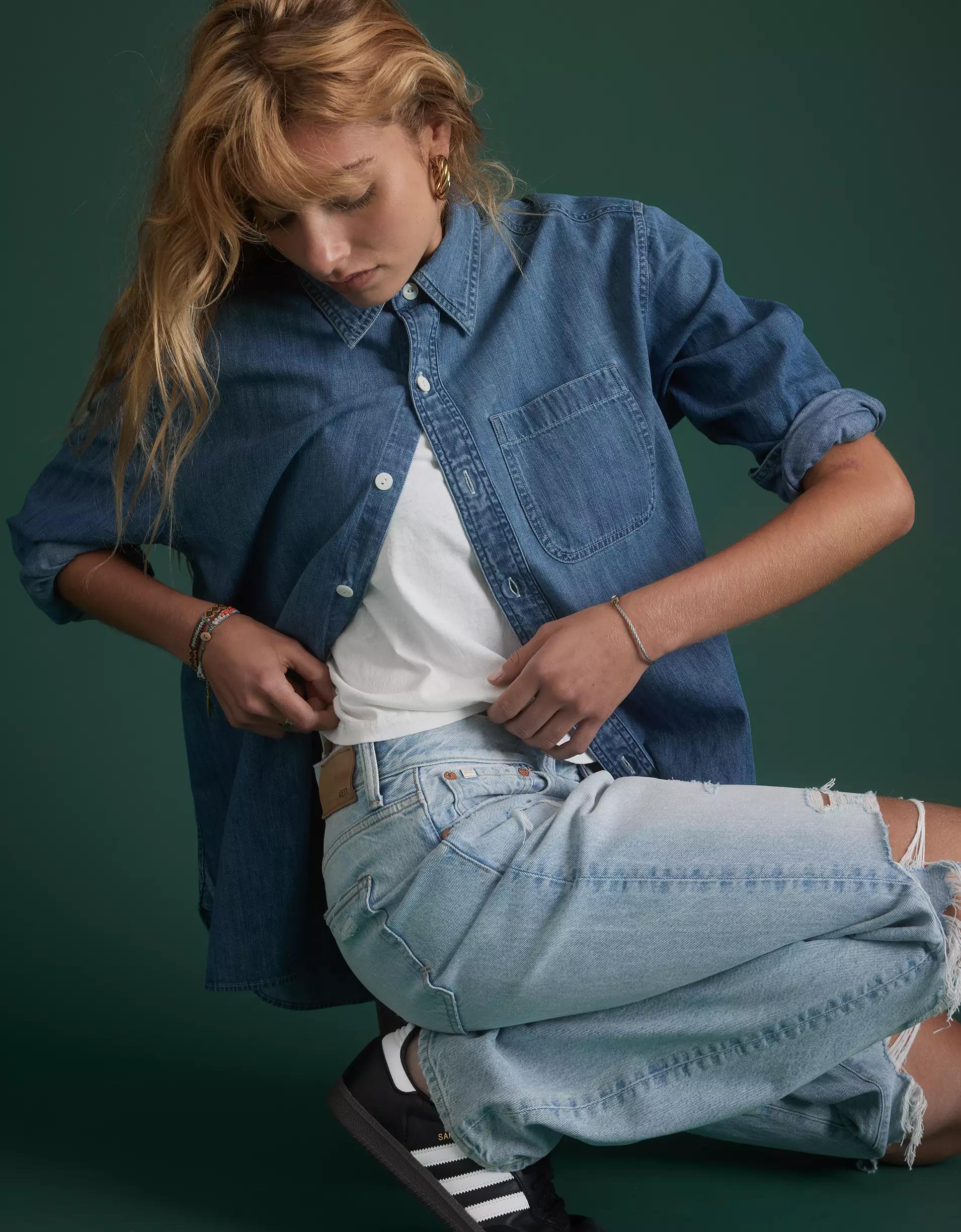 AE77 Premium Slouch Jean Product Image