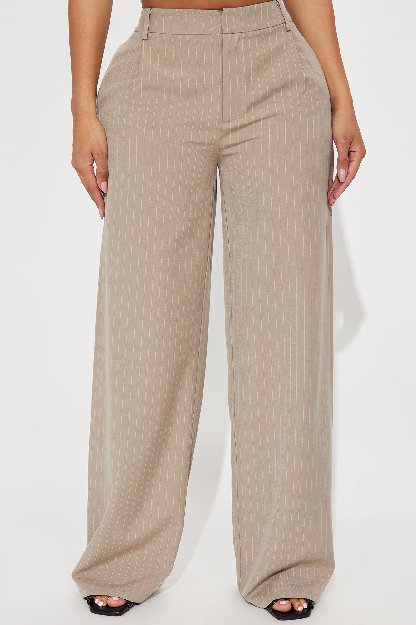 Perfect Synergy Pinstripe Trouser - Grey Product Image