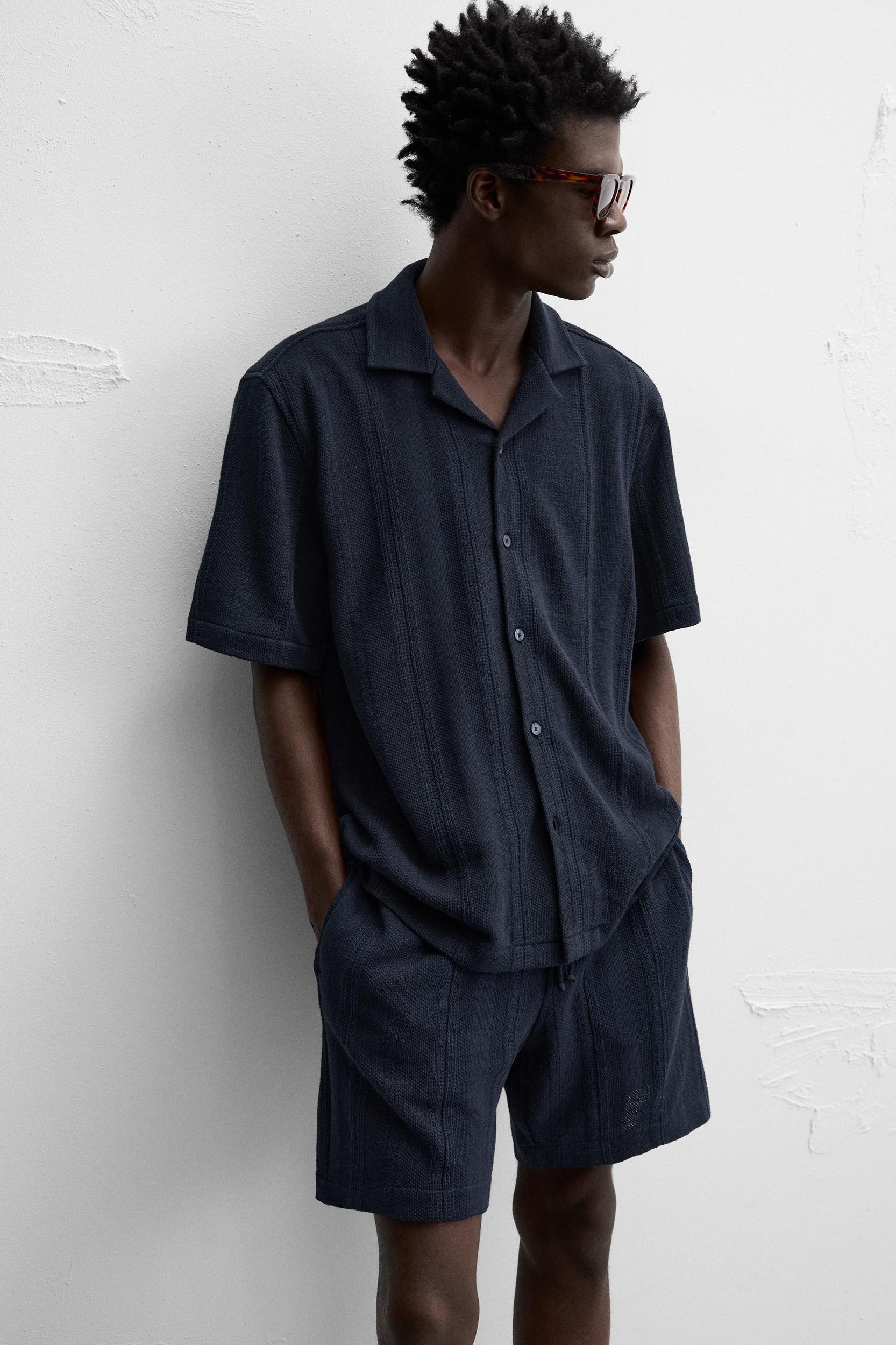 STRIPED JACQUARD SHIRT Product Image