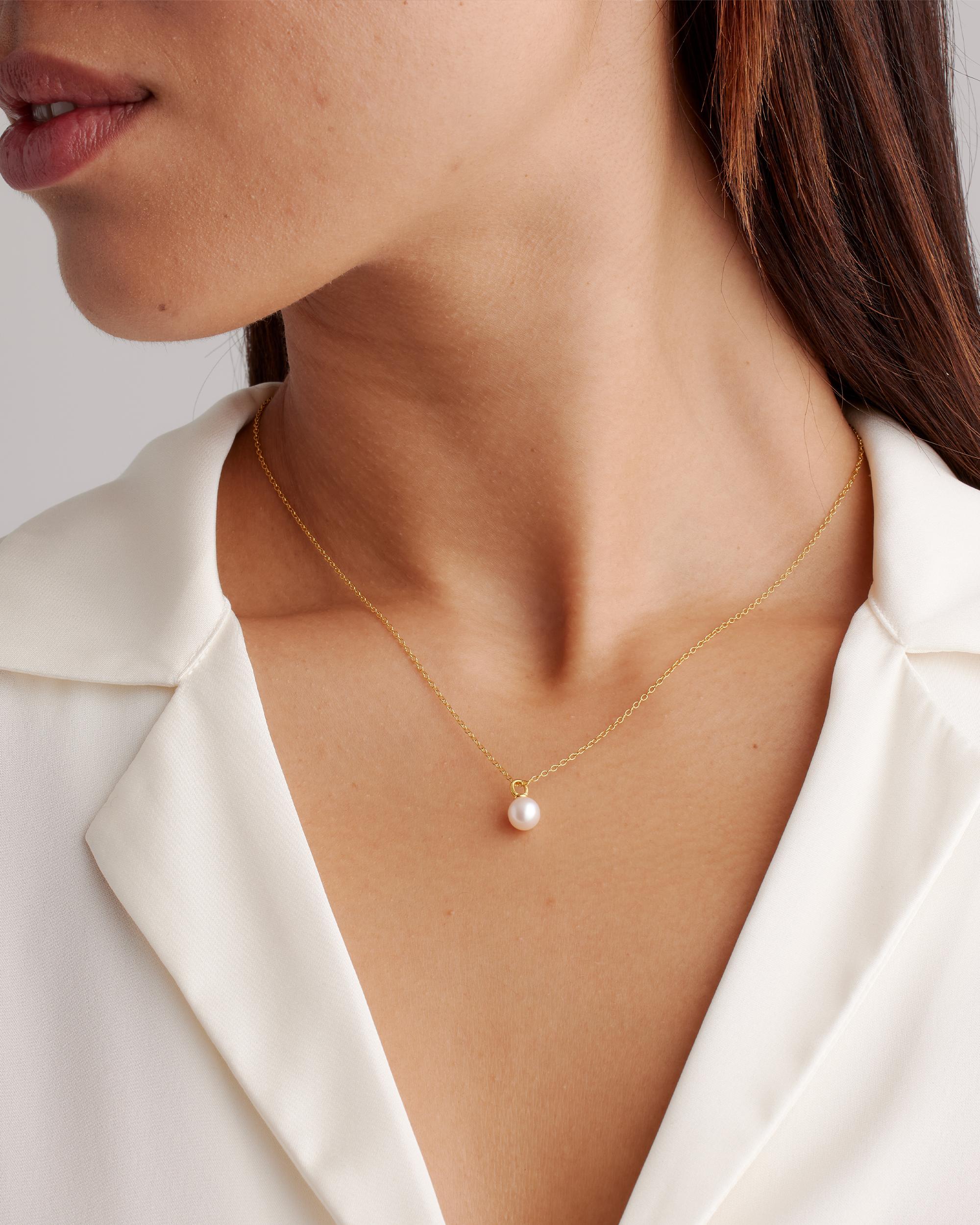 Quince | Women's Freshwater Cultured Pearl Pendant Necklace Product Image
