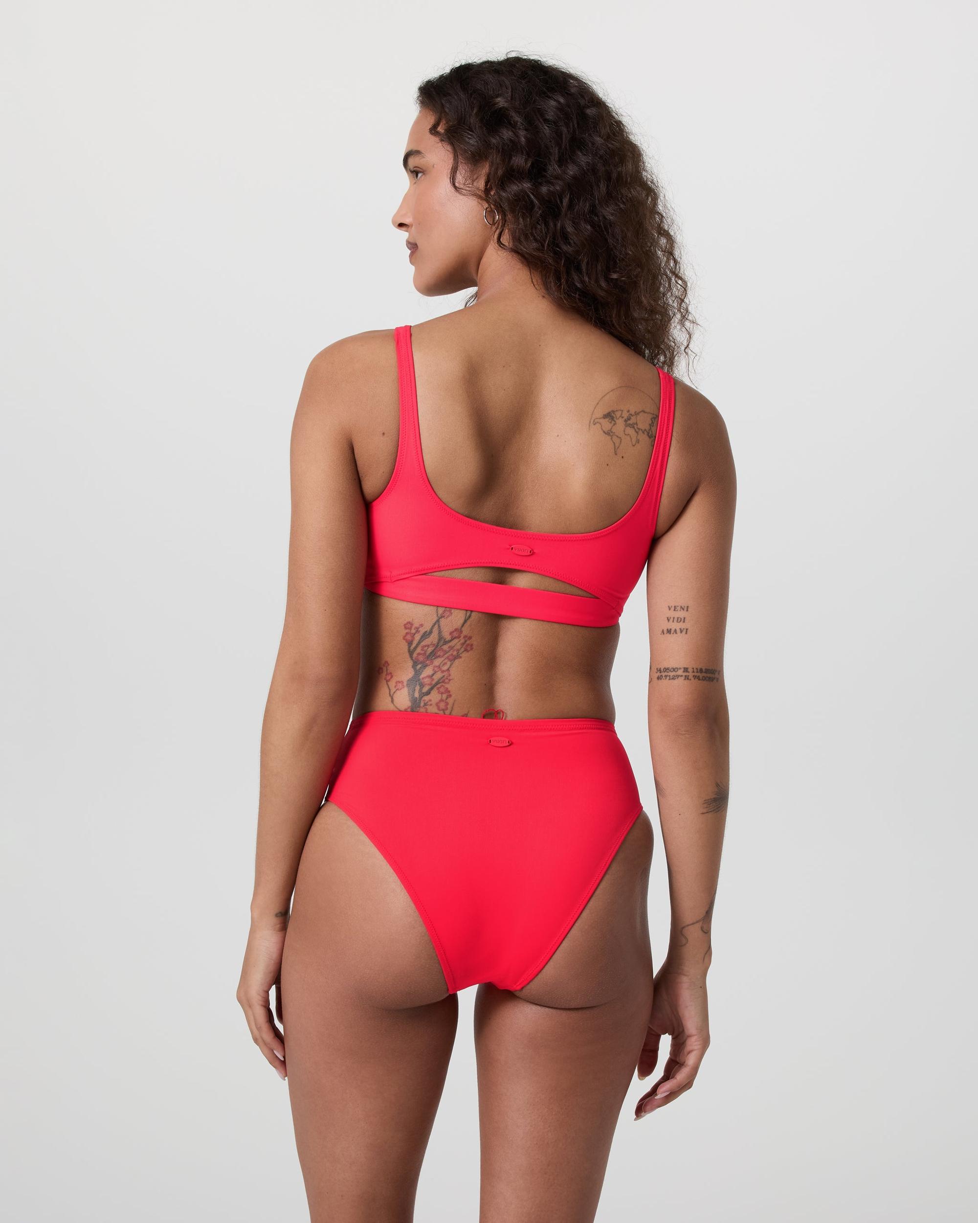 High Waisted Bikini Bottom Product Image