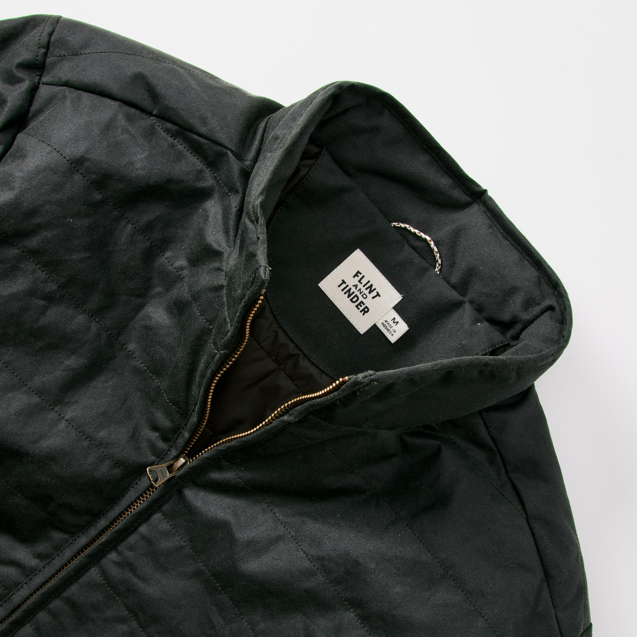 York Quilted Waxed Jacket Product Image