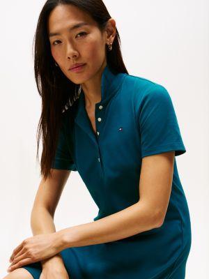 Classic Fit Stretch Cotton Polo Dress Product Image