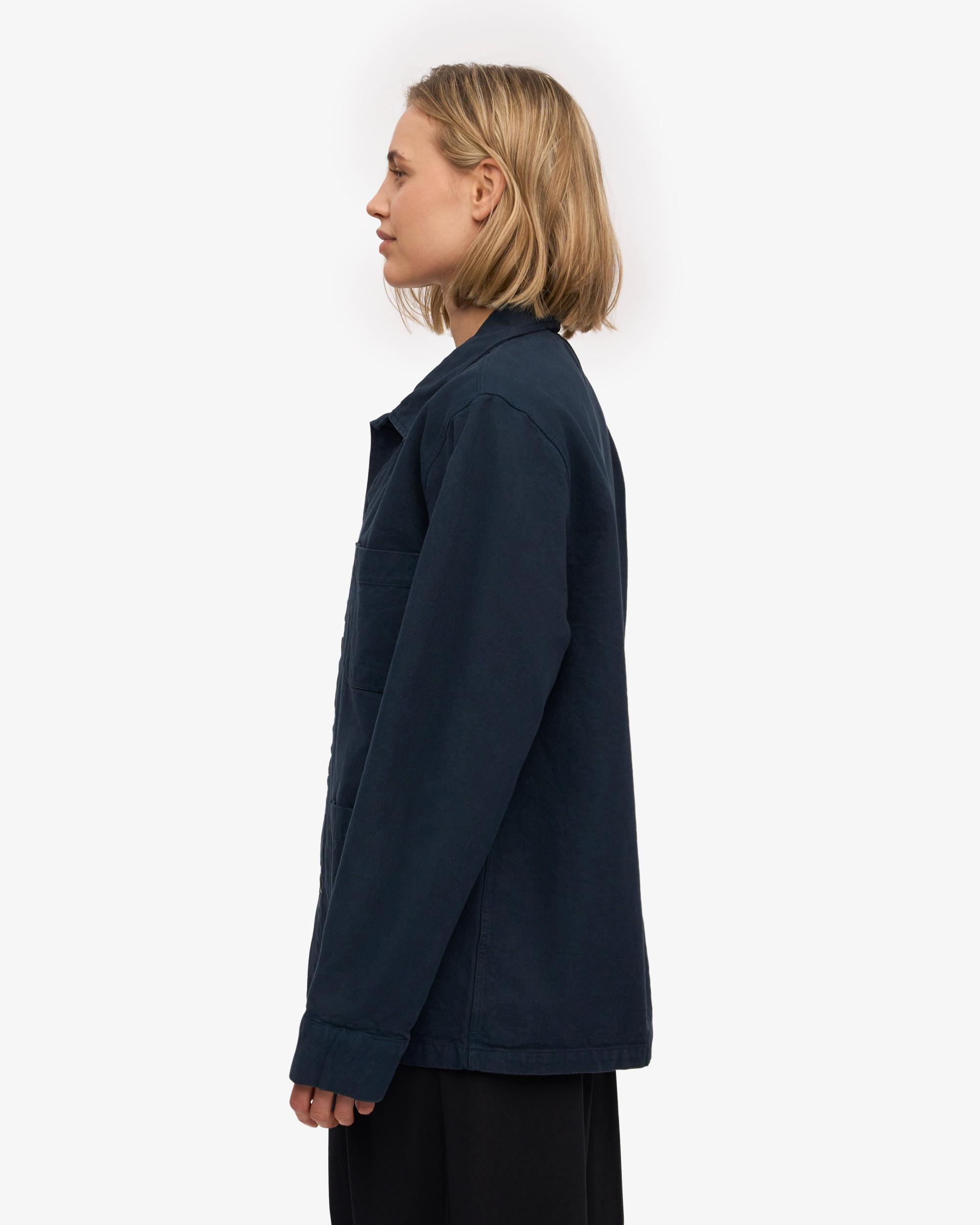 Organic Workwear Jacket - Marine Blue Product Image