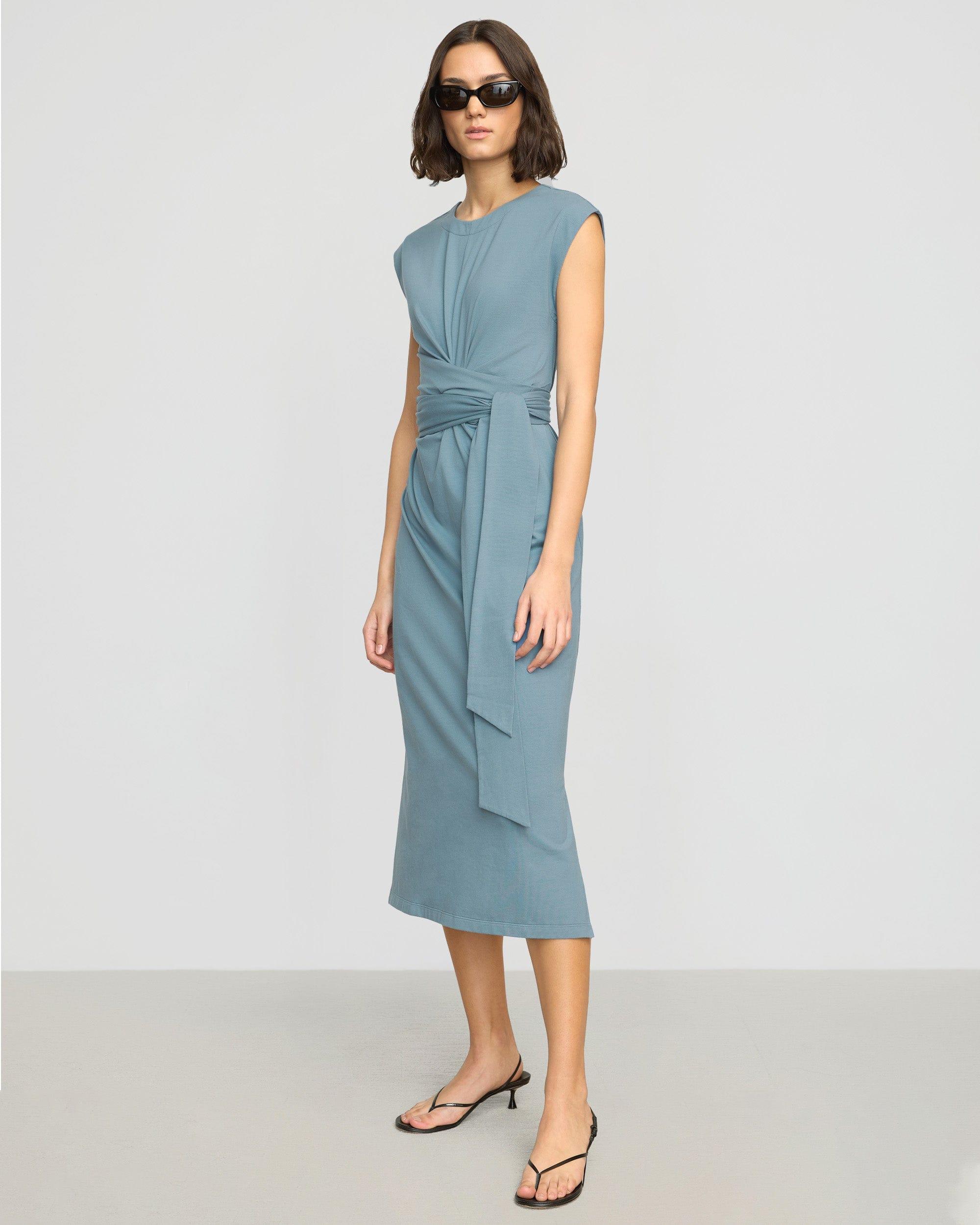 Fei Tie-Front Organic Cotton Dress Product Image