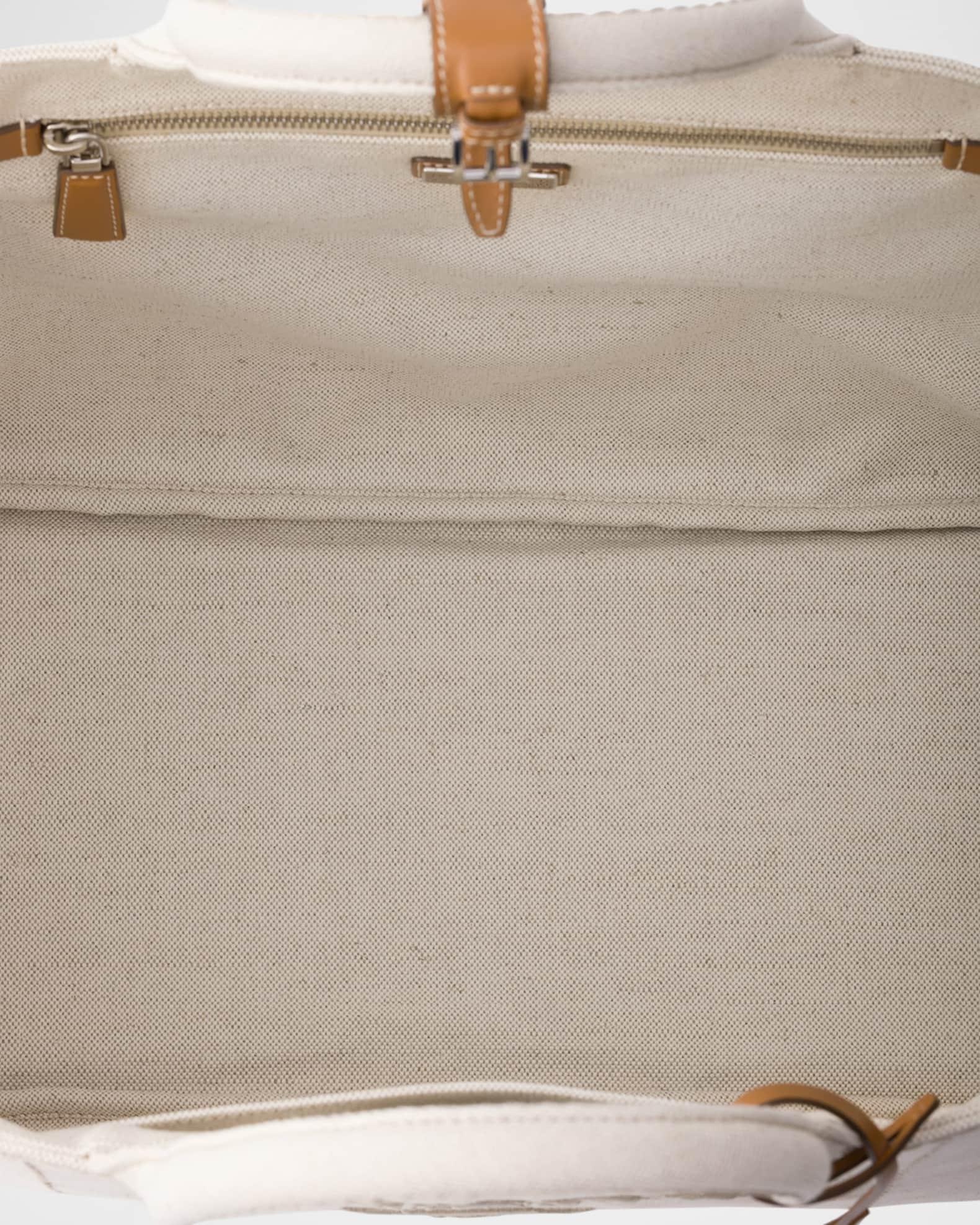 Linen-Blend Top Bag Product Image