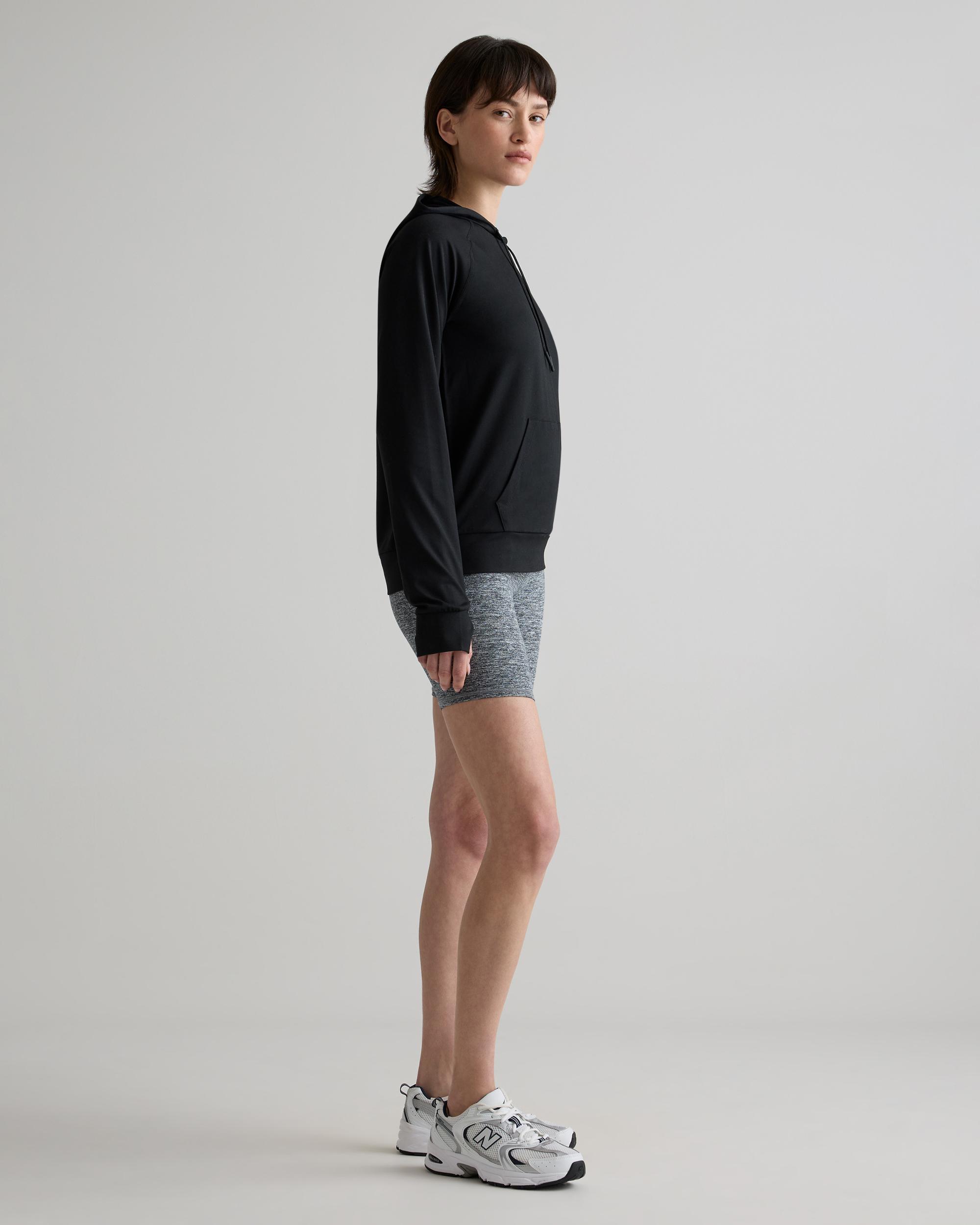 Quince | Women's Super Soft Performance Pullover Hoodie Flowknit Activewear, Recycled Polyester Product Image