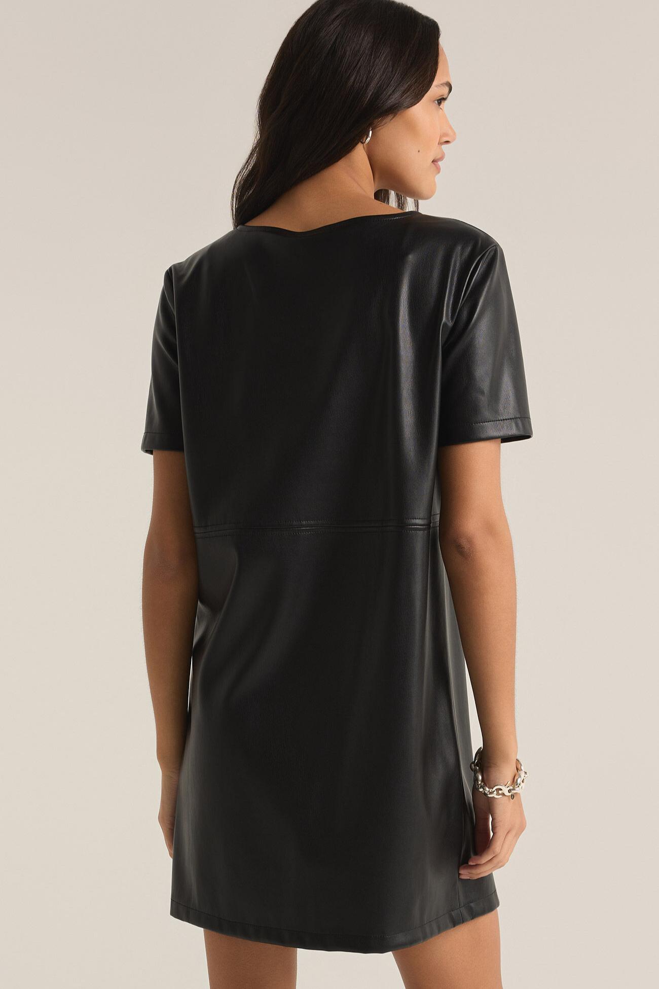 London Faux Leather Dress Product Image