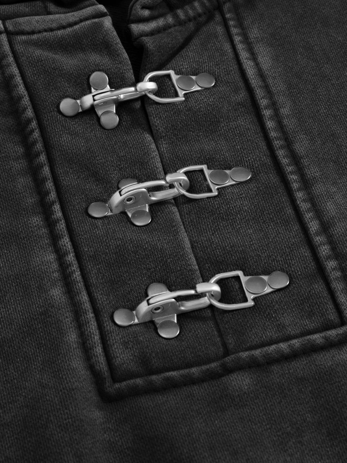 Aelfric Eden Boxy Metal Toggle Pullover Hoodie Product Image