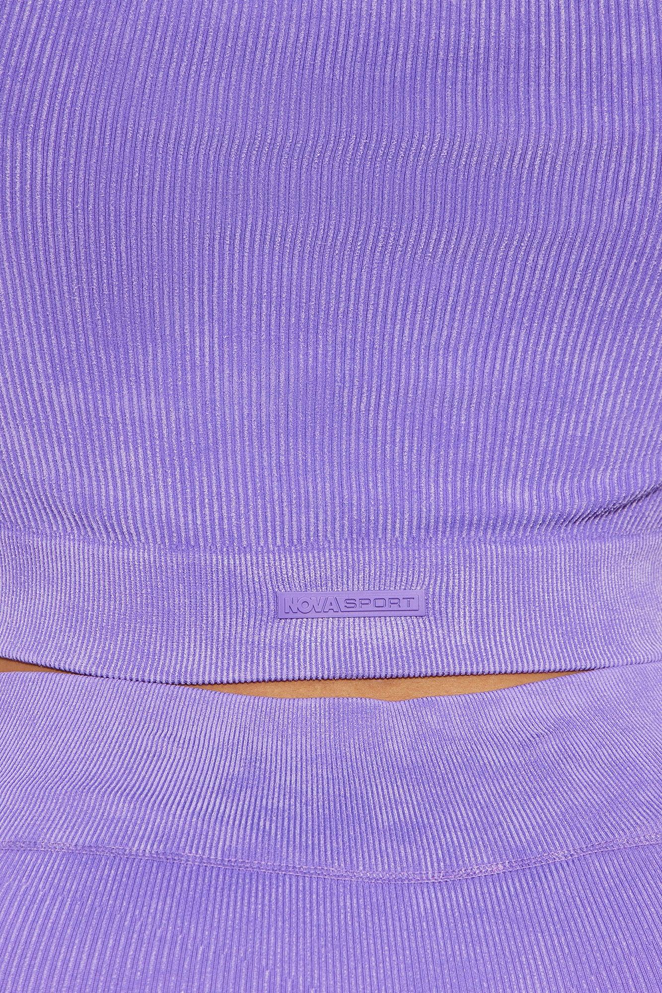 Imprint Effortless Seamless Washed Active Top - Lavender Product Image