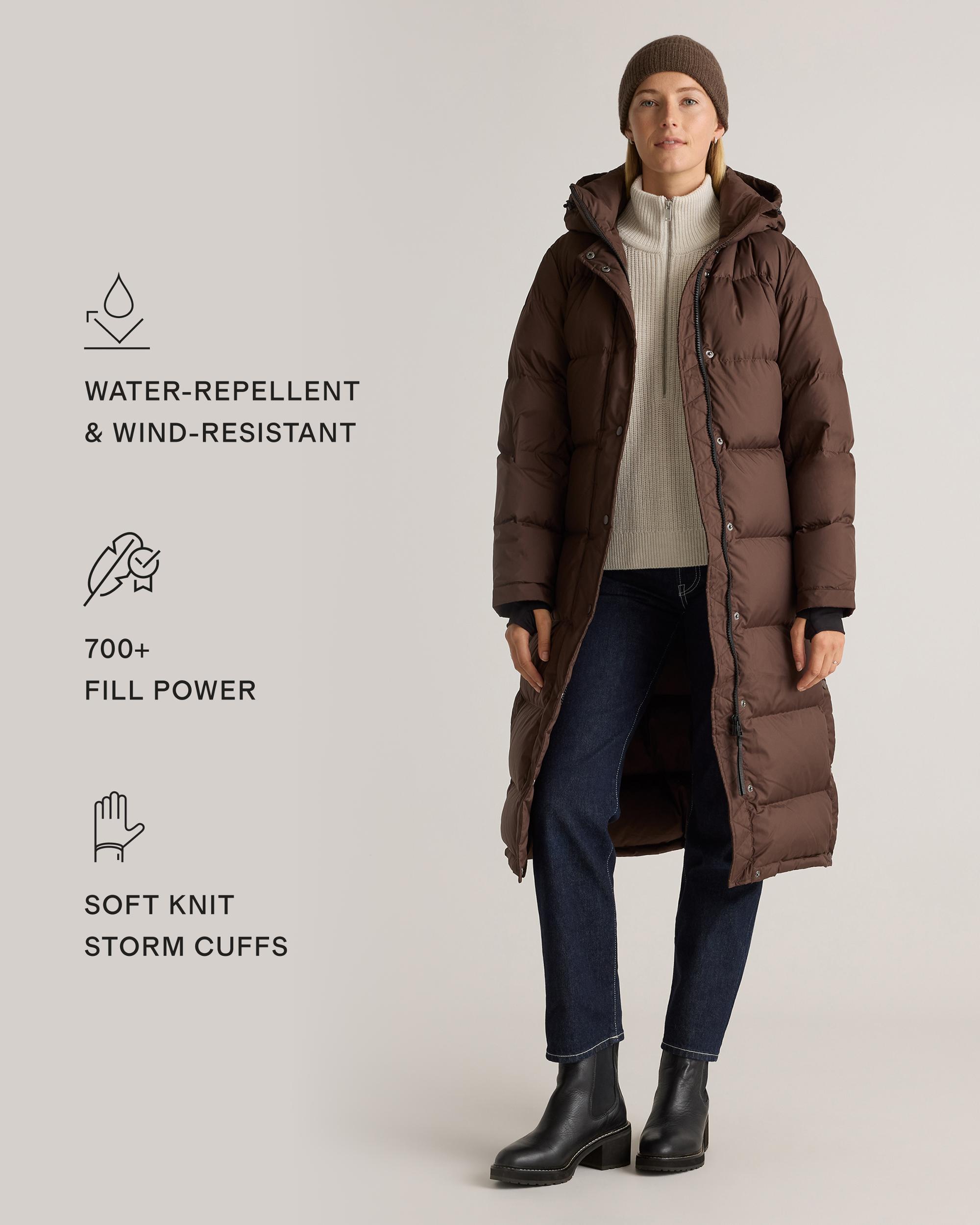 Quince | Women's Responsible Down Long Puffer Jacket Recycled Polyester Product Image