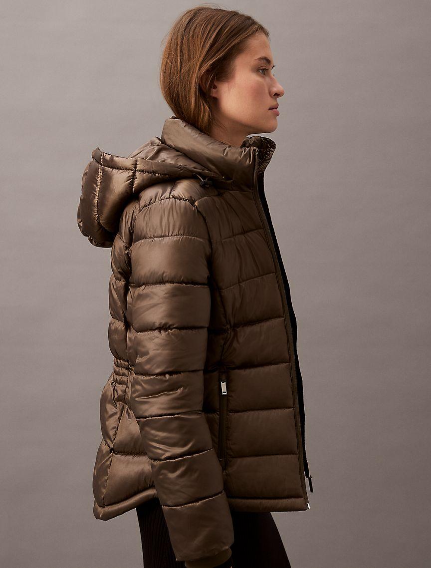 High Shine Lightweight Puffer Jacket Product Image